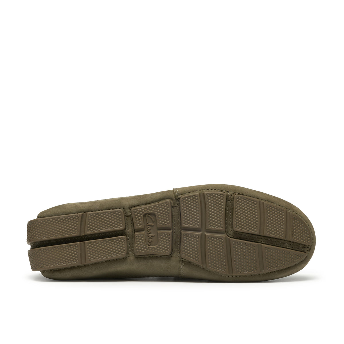 Clarks Men Olive Markman Plain Shoes