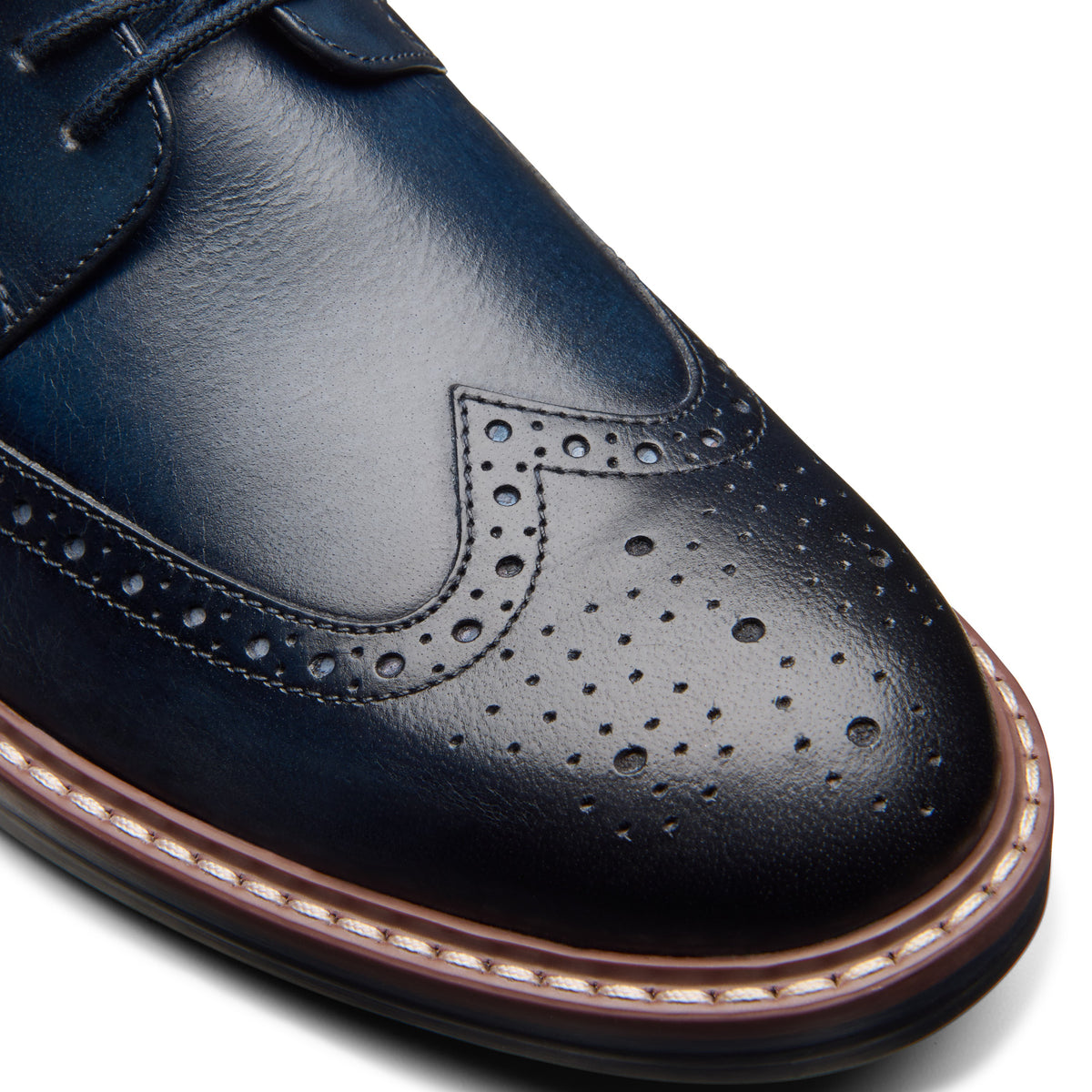 Clarks Men Blue-Navy Aldwin Limit Shoes