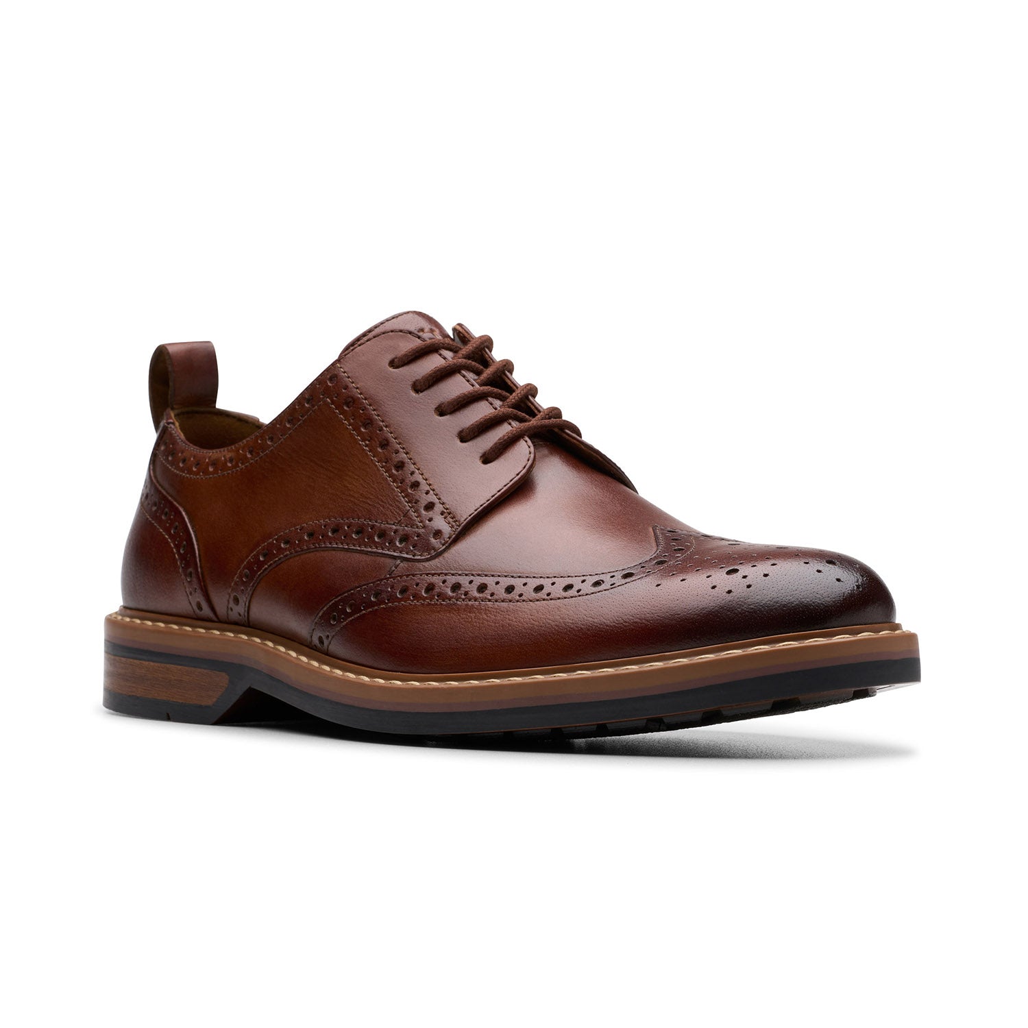 Clarks Men Aldwin Limit Tan Shoes