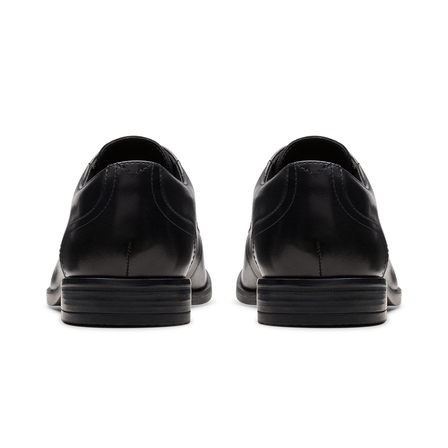 Clarks Men Brandon Lace Black Shoes