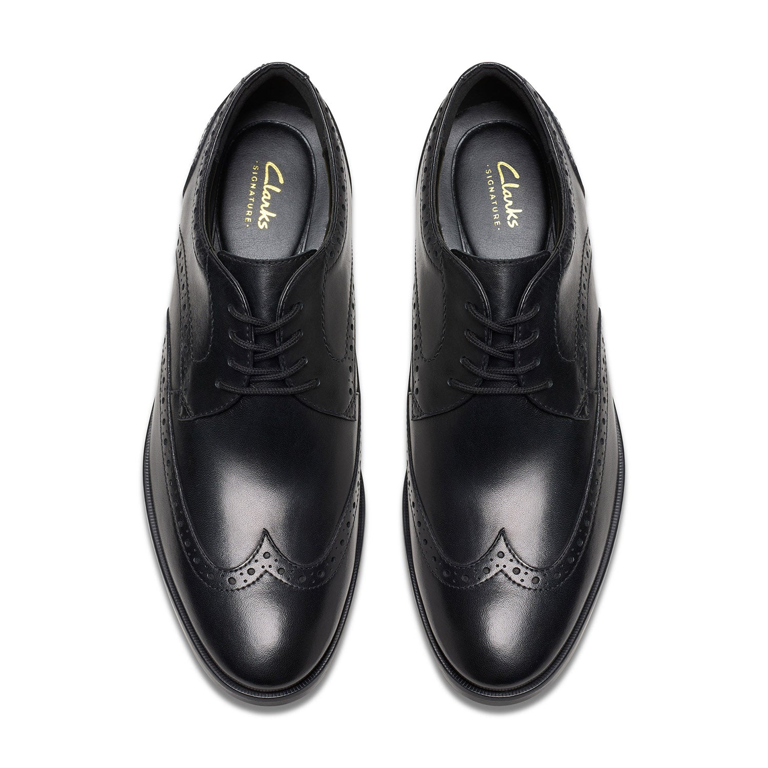 Clarks Men Brandon Limit Black Shoes