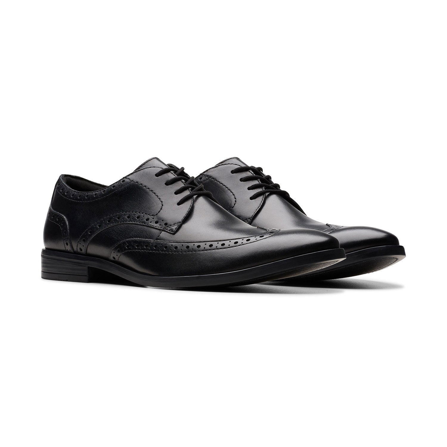 Clarks Men Brandon Limit Black Shoes