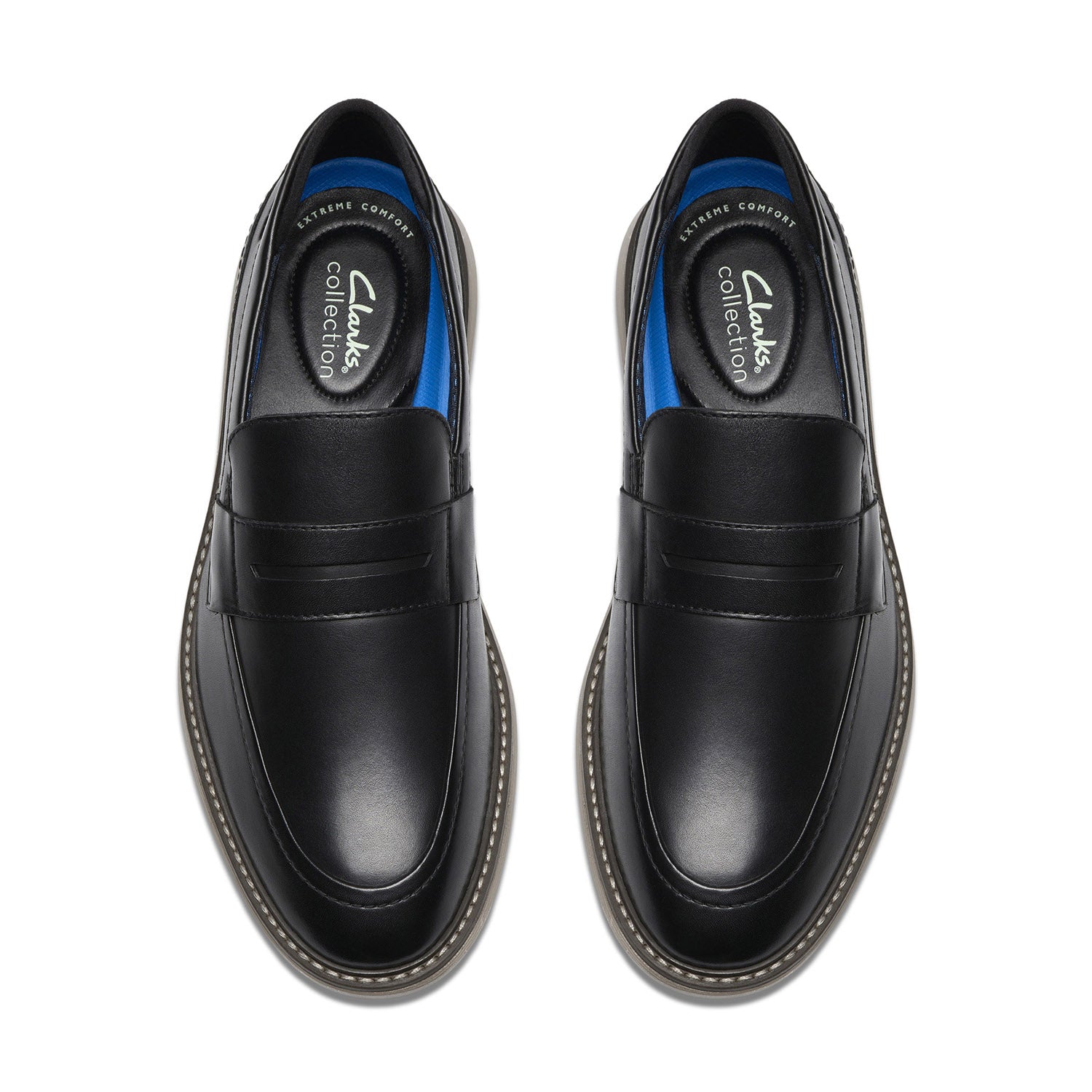 Clarks Men Brantin Loafer Black Shoes