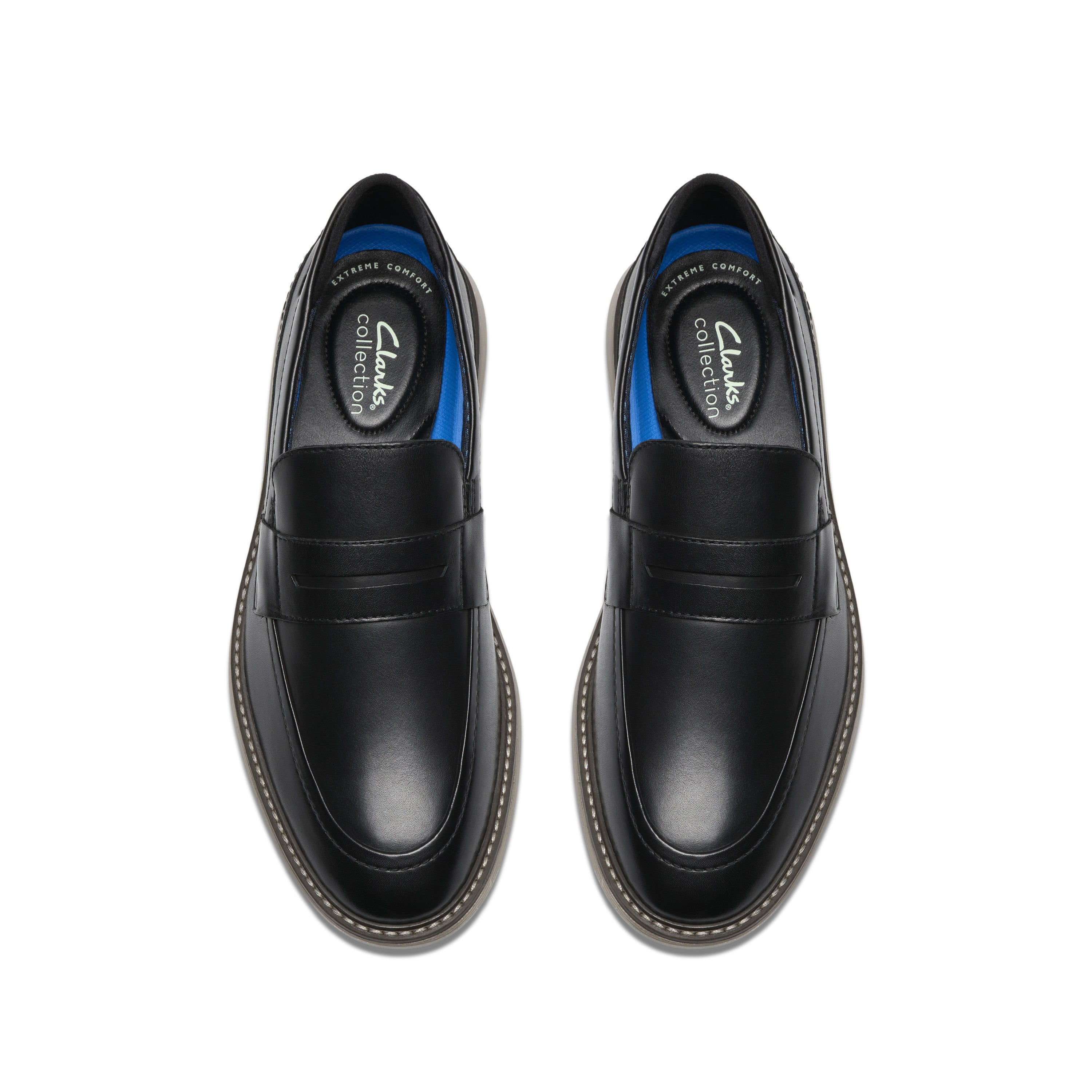 Clarks Men Black Brantin Loafer Shoes