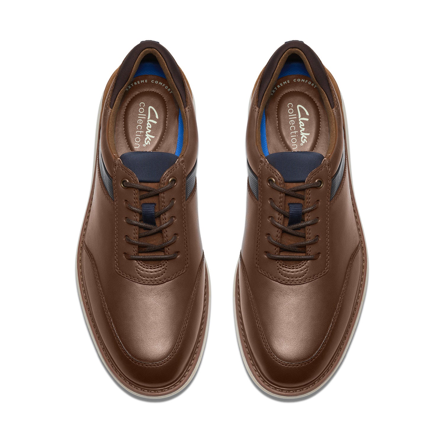 Clarks Men Brantin Style Tan Shoes