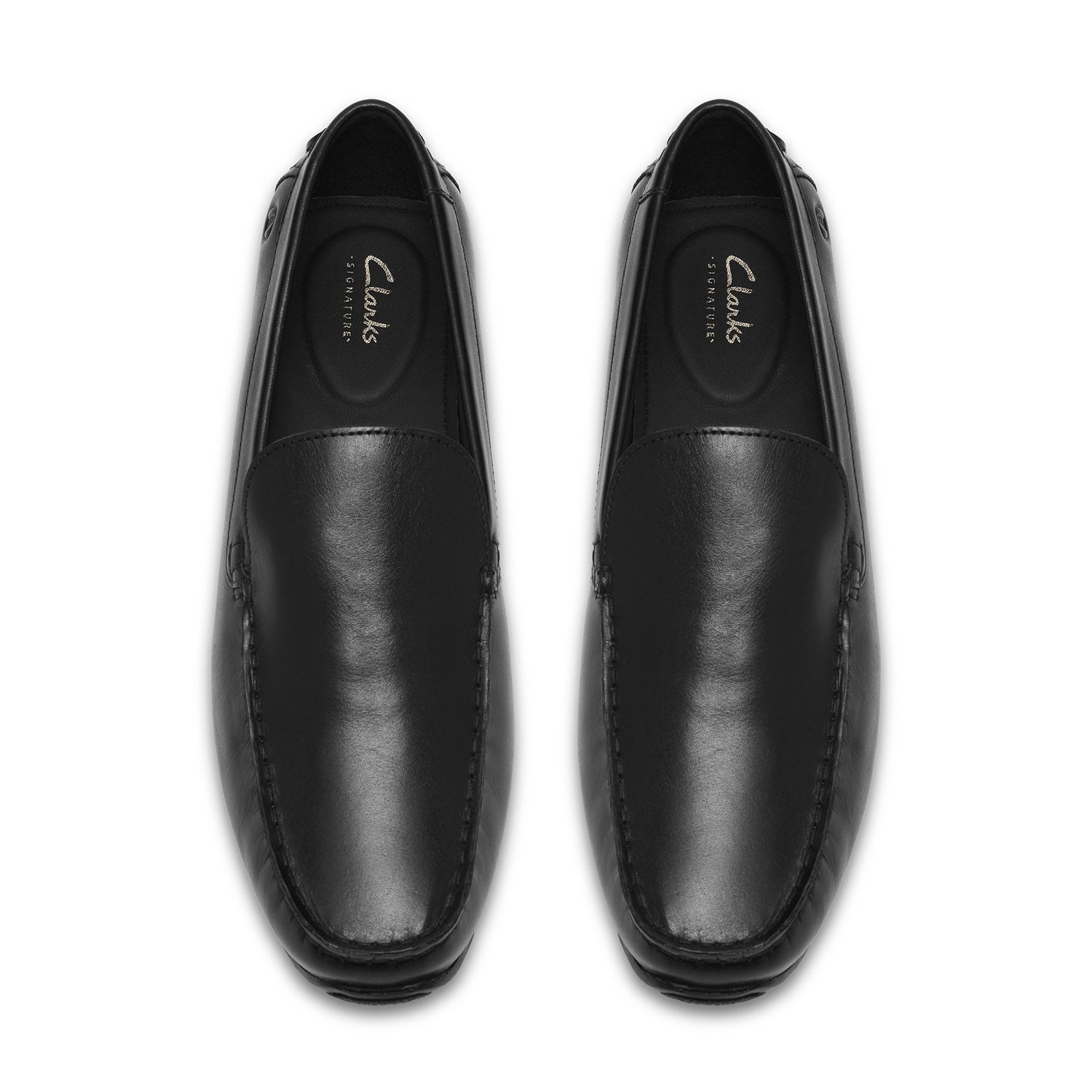 Clarks Men Corsely Plain Black Shoes