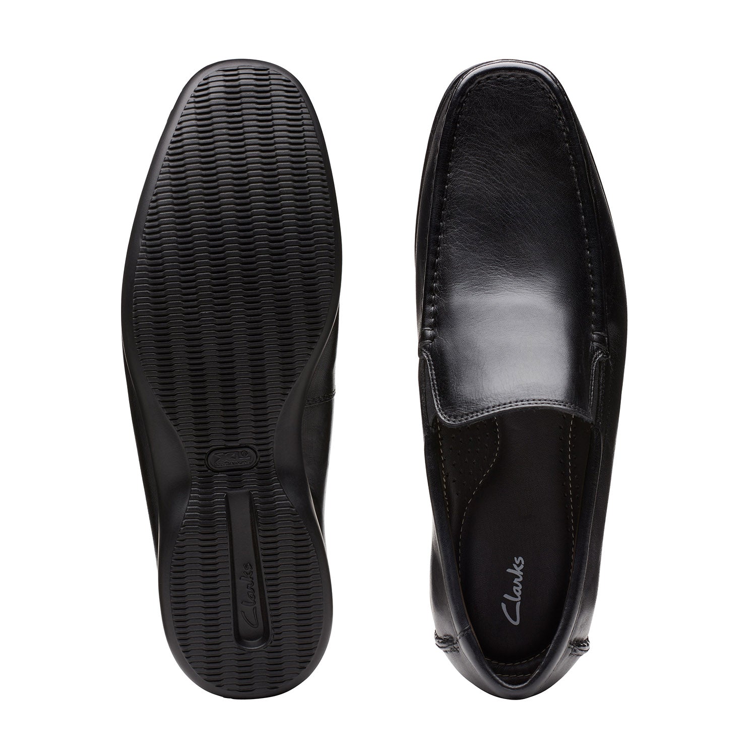Clarks Men Black Finer Sun Shoes