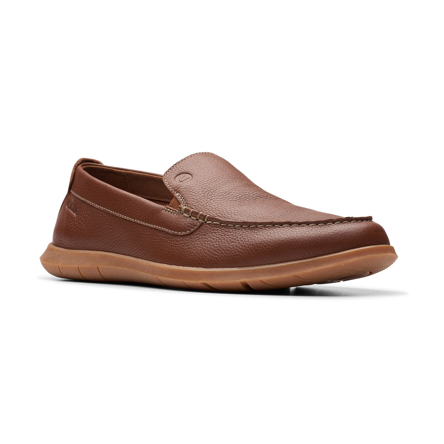 Clarks Men Flexway Step L Brown Shoes