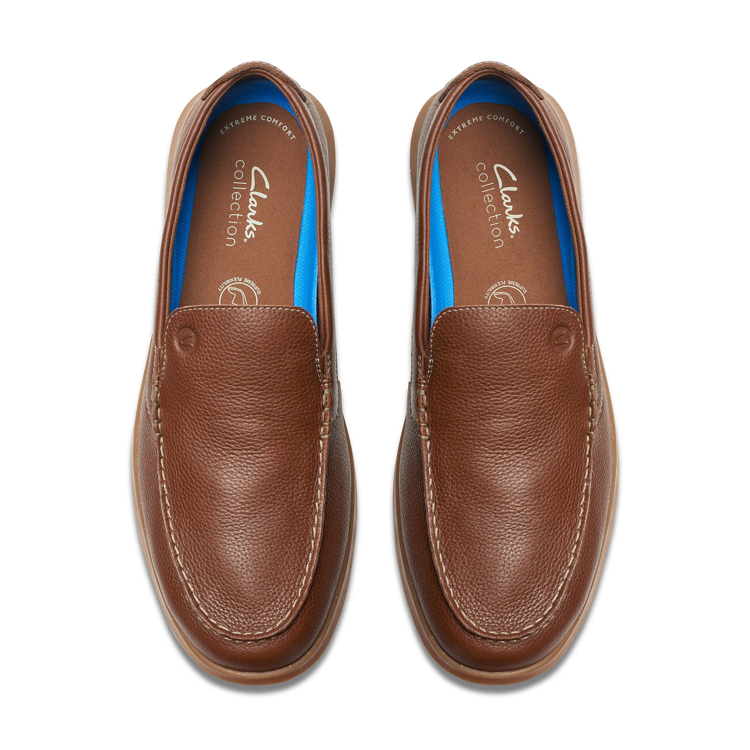 Clarks Men Flexway Step L Brown Shoes