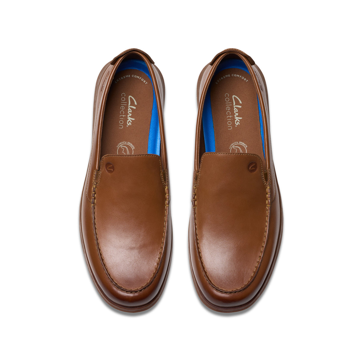 Clarks Men Tan Flexway Step Shoes