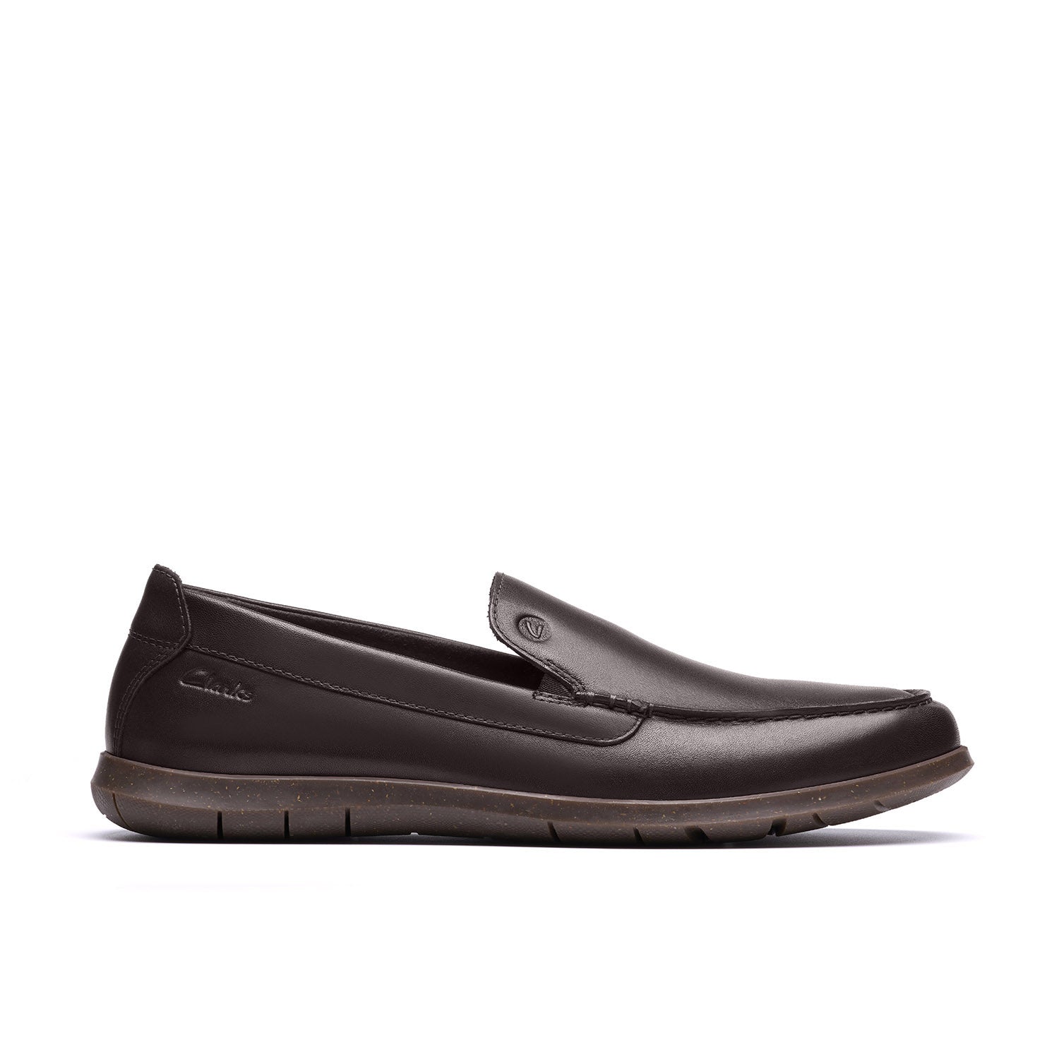 Clarks Men Flexway Step Brown Shoes