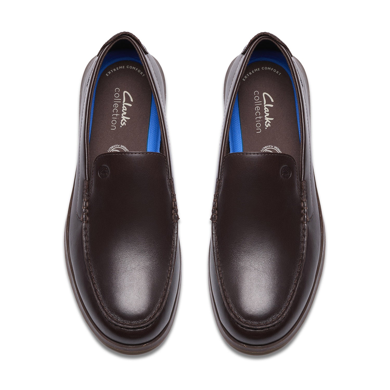 Clarks Men Flexway Step Brown Shoes