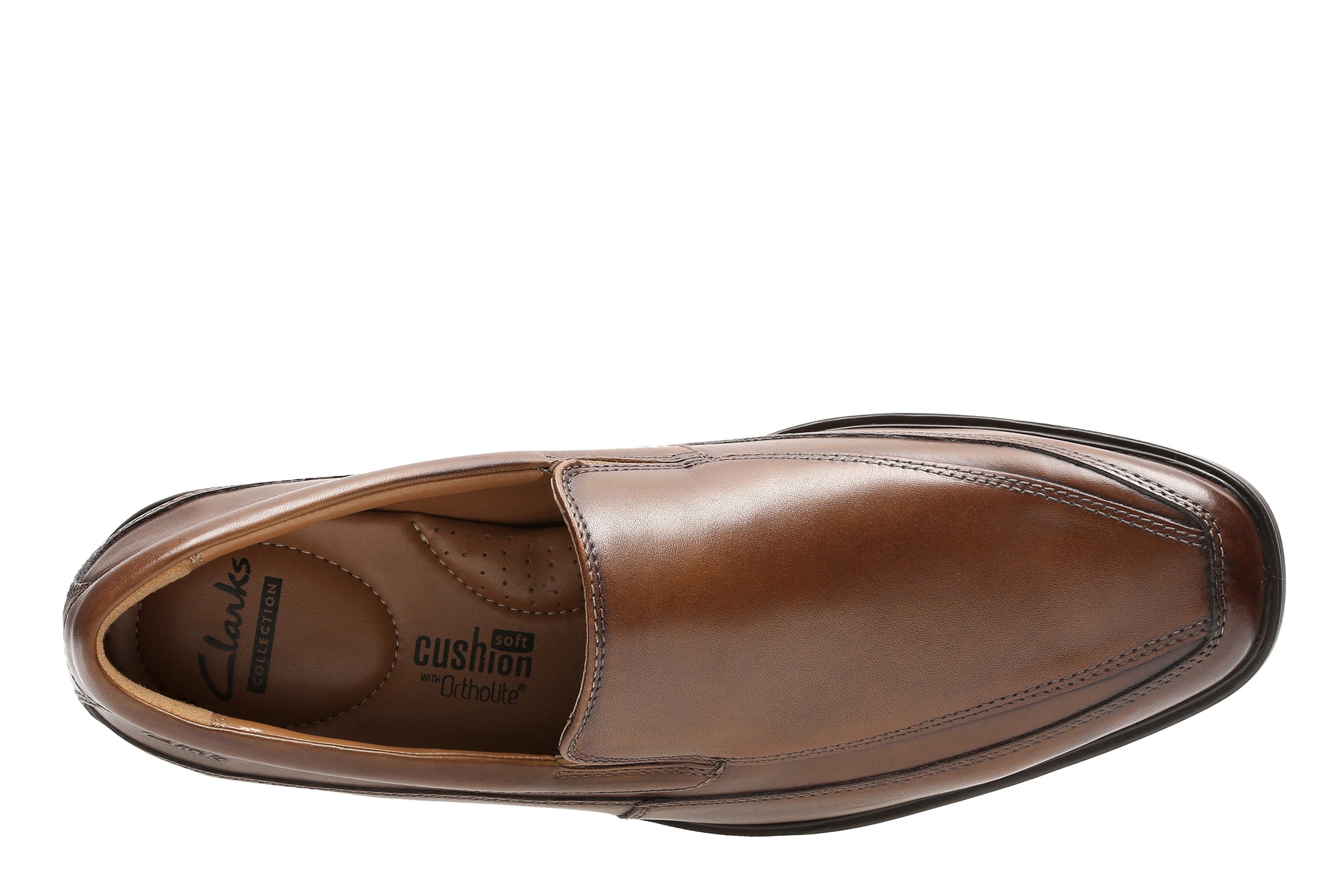 Clarks Men Tan Tilden Free Shoes