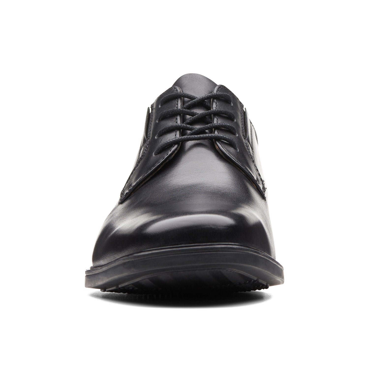 Clarks Men Black Tilden Plain Shoes