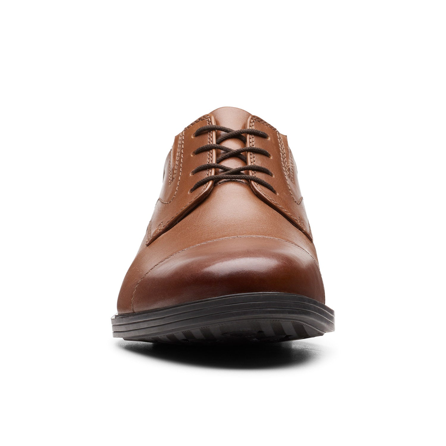 Clarks Men Whiddon Cap Tan Shoes