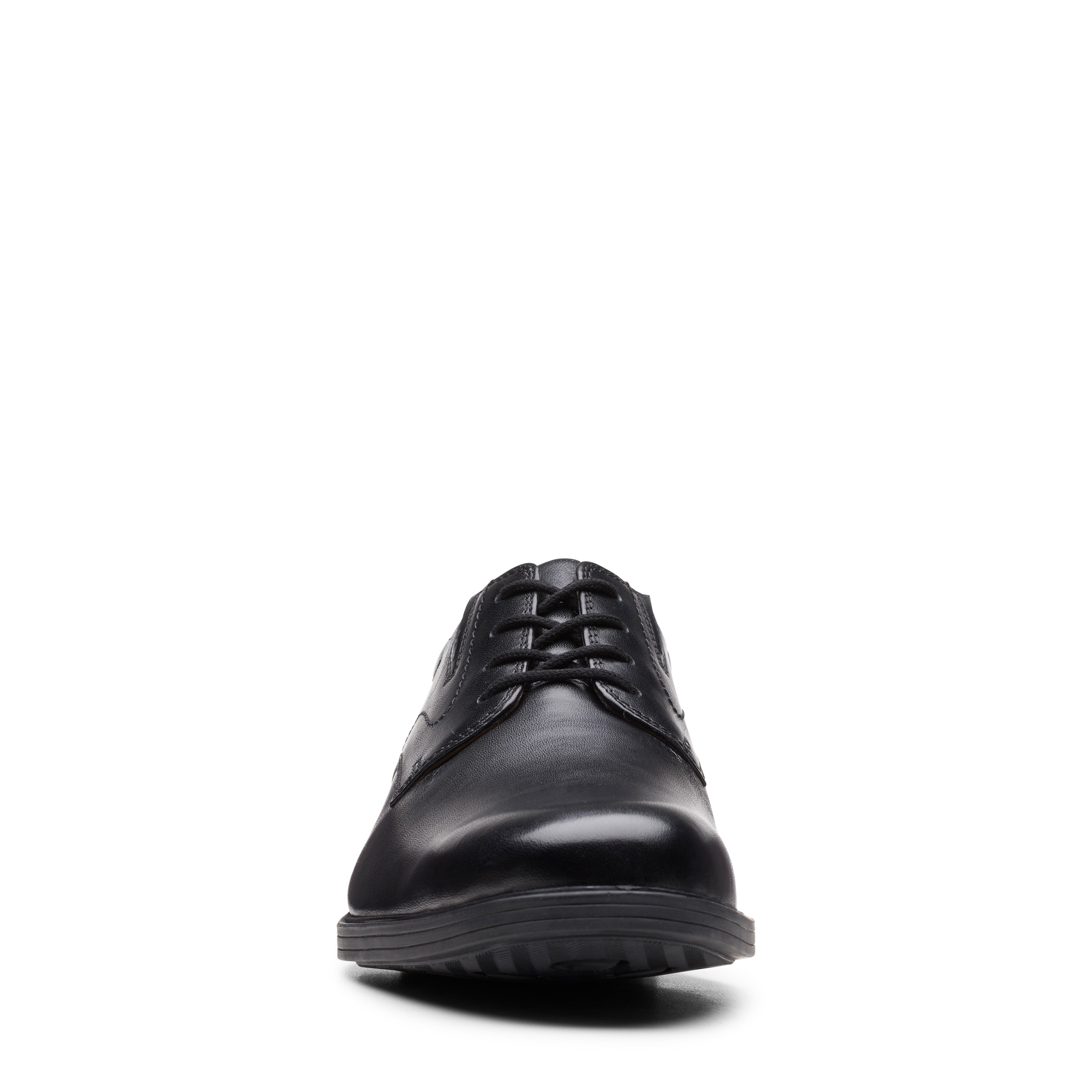 Clarks Men Black Whiddon Plain Shoes