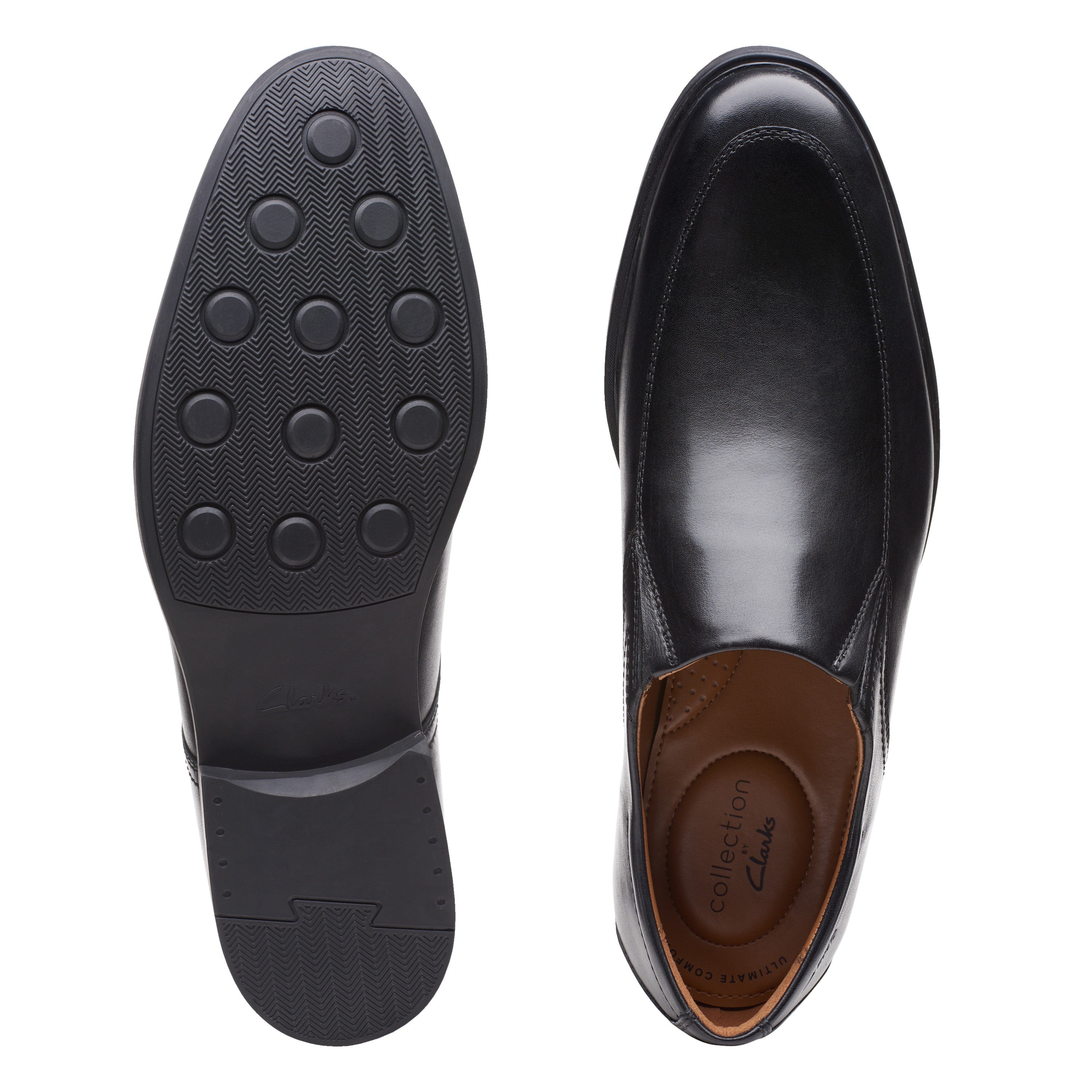 Clarks Men Black Whiddon Step Shoes