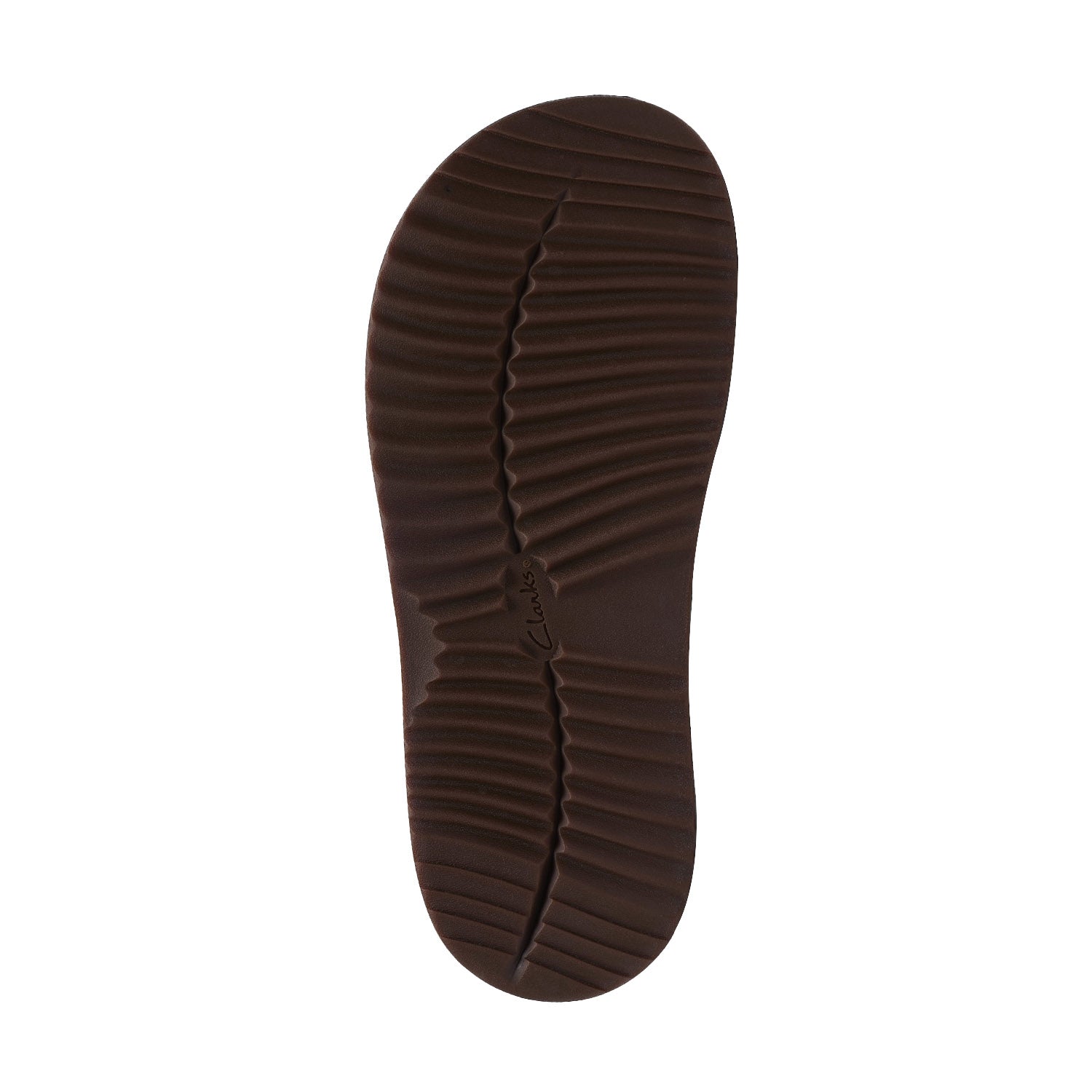 Clarks Men Brinkley Slide Brown Sandals