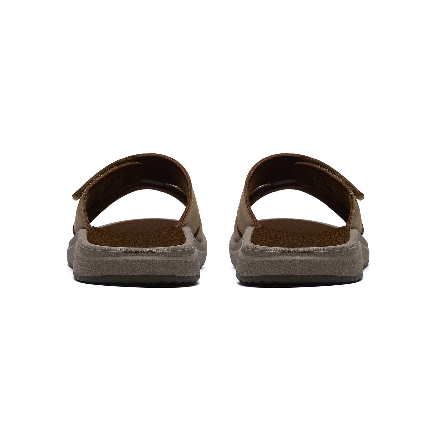 Clarks Men Brinkley Slide Beige Sandals