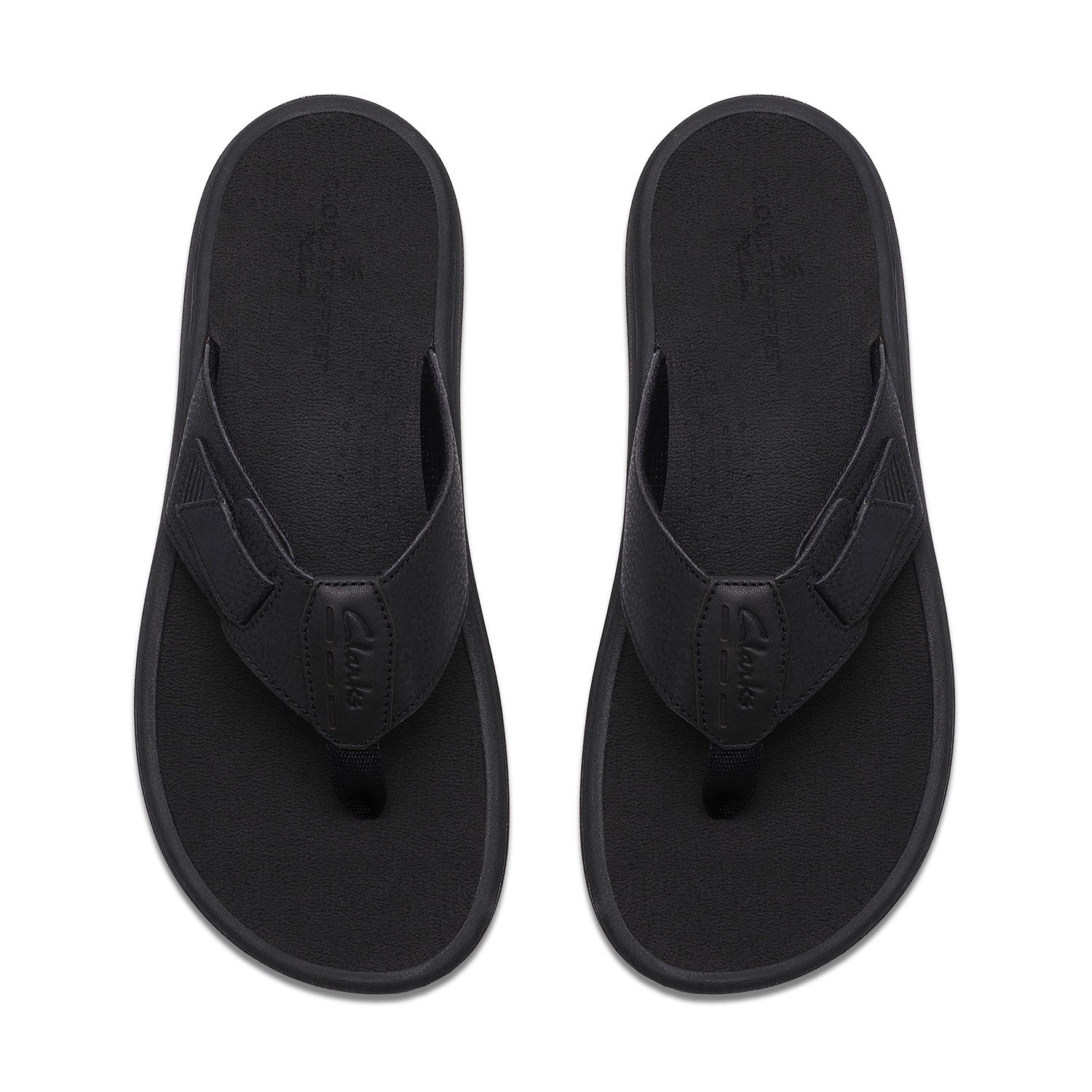 Clarks Men Brinkley Black Sandals