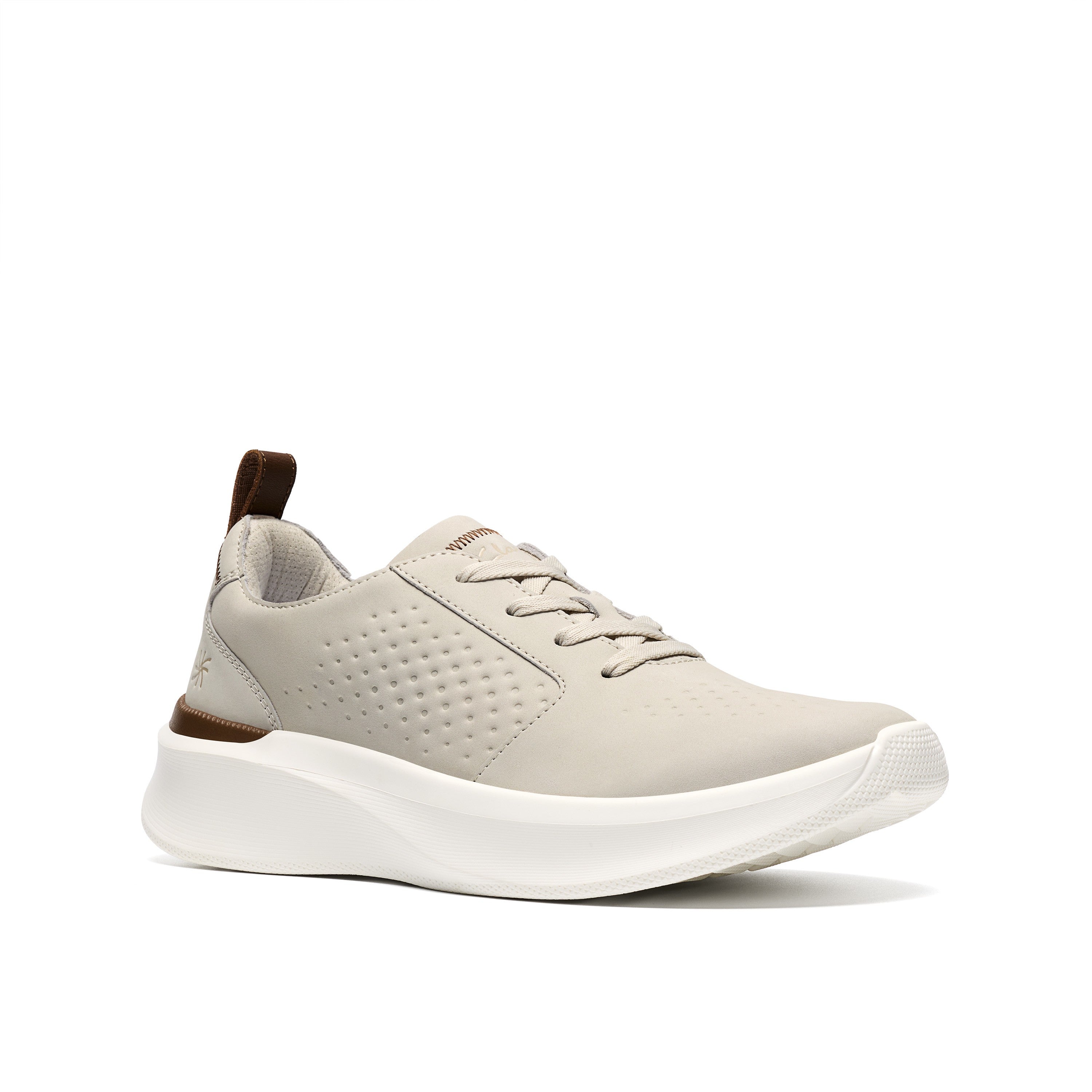 Clarks Men Off-White Solevanastyle Shoes
