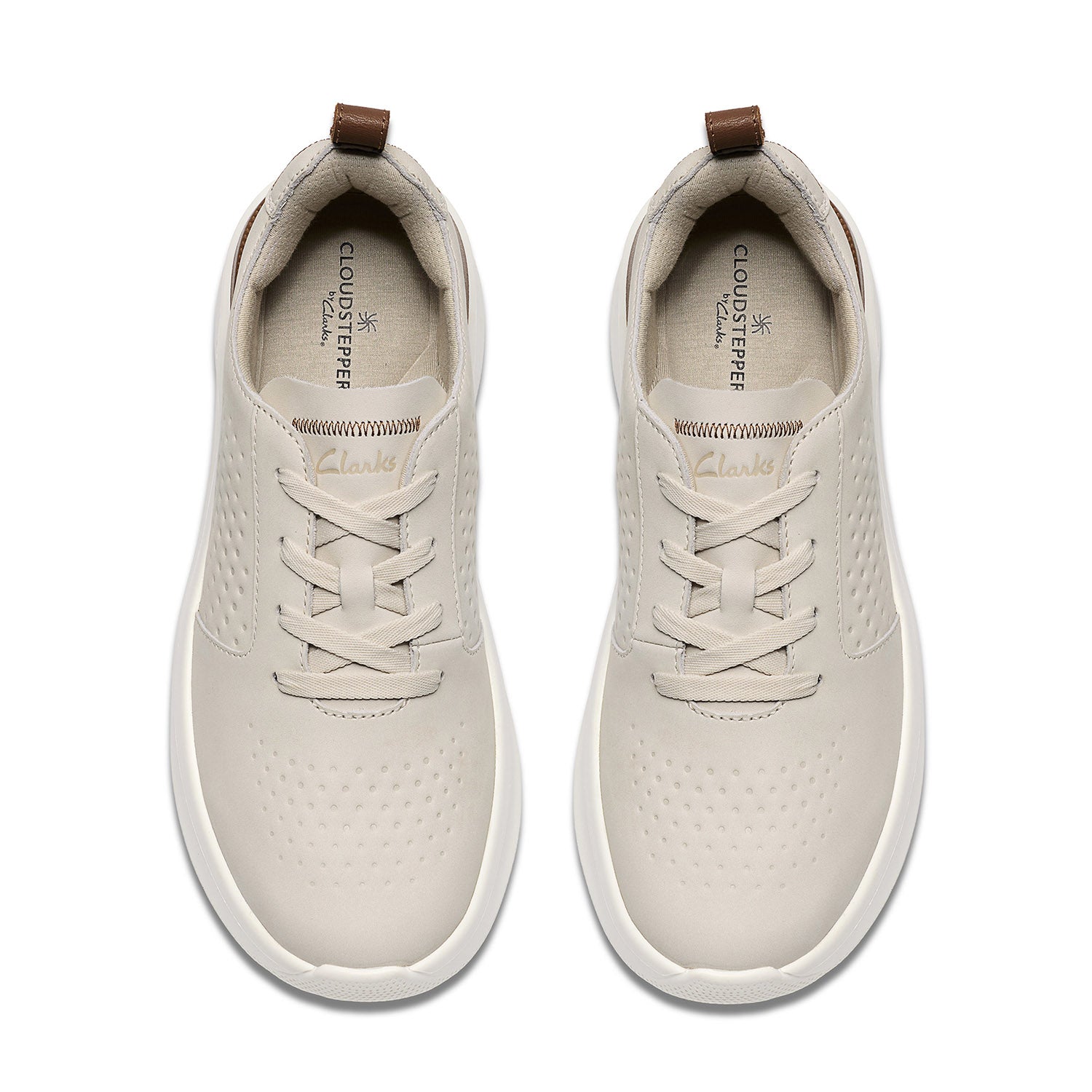 Clarks Men Solevanastyle Off-White Shoes