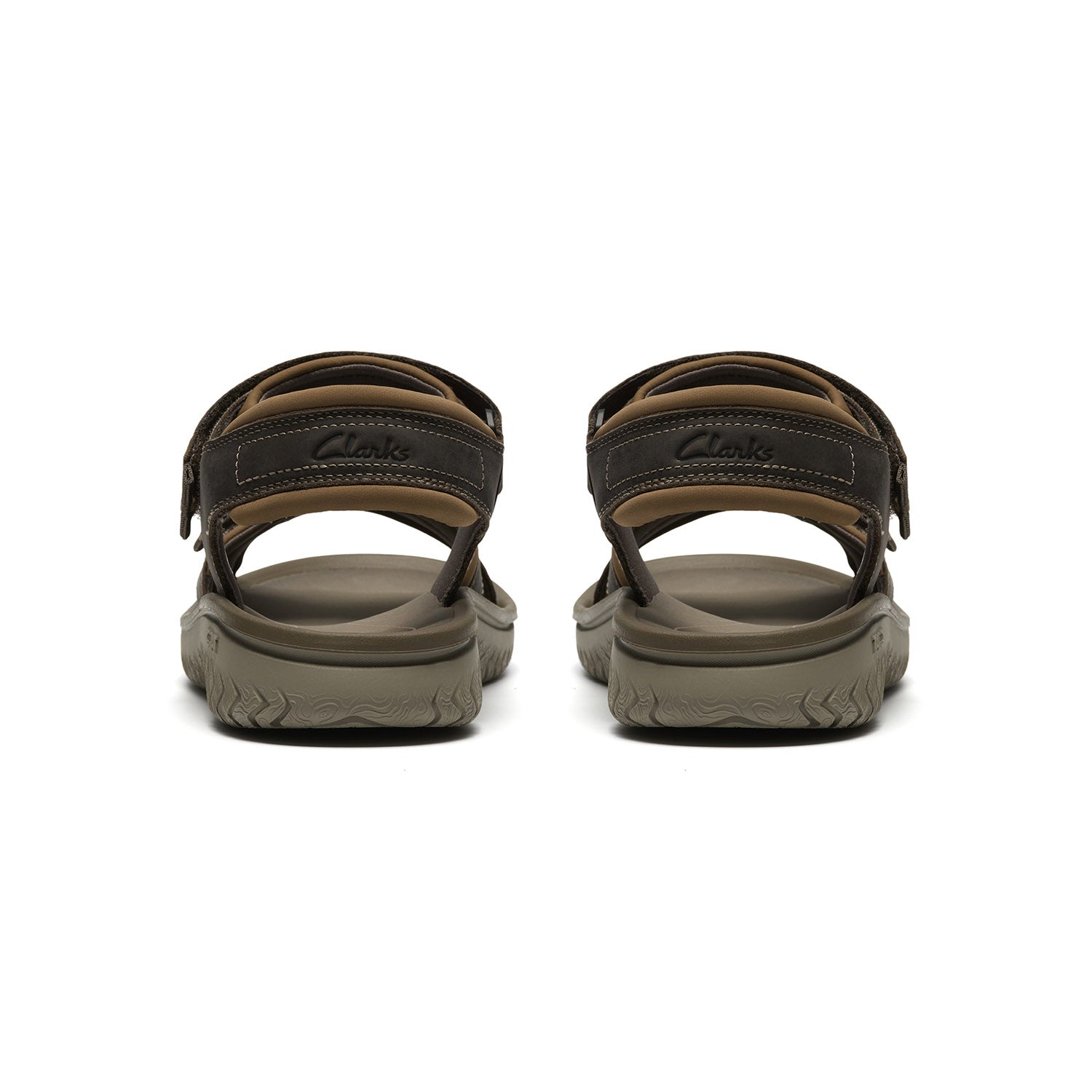 Clarks Men Wesley Shore Beigemulti Sandals