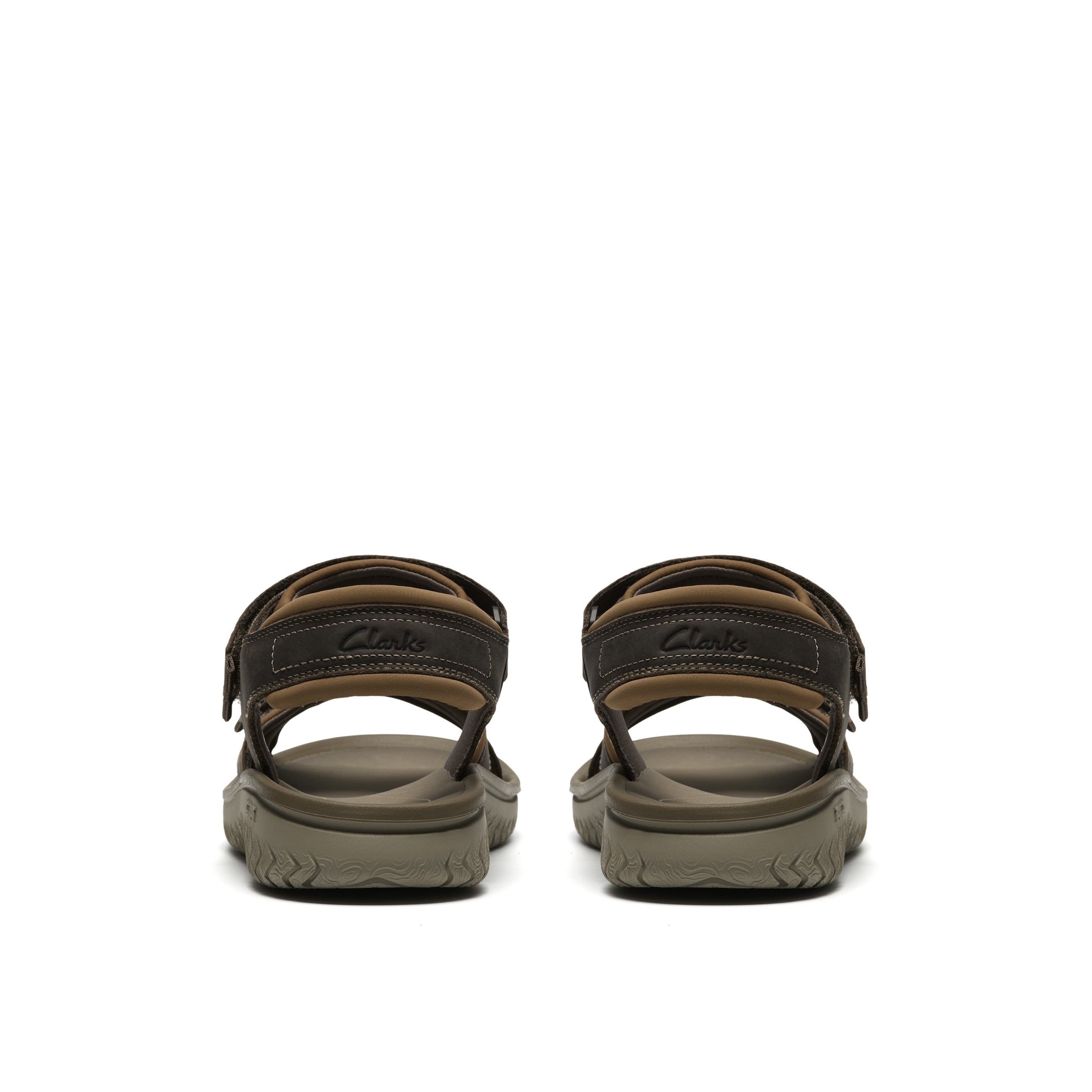 Clarks Men Beigemulti Wesley Shore Sandals