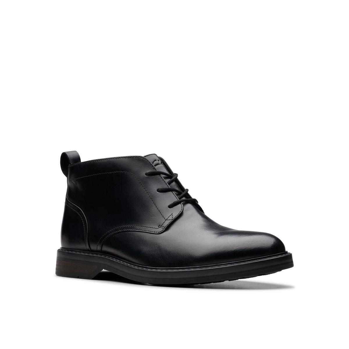 Clarks Men Black Aldwin Chukka Boots