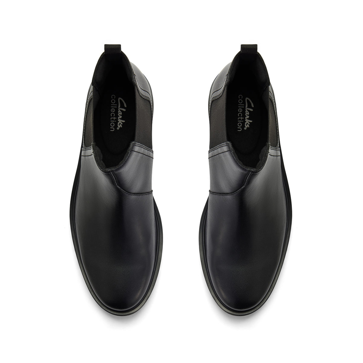 Clarks Men Black Berwick Easy Boots