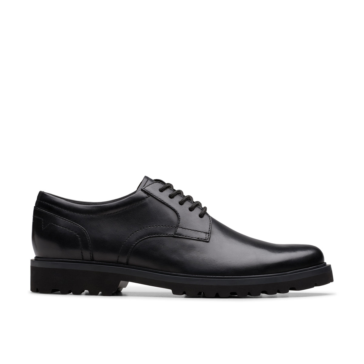 Clarks Men Black Berwick Lace Shoes