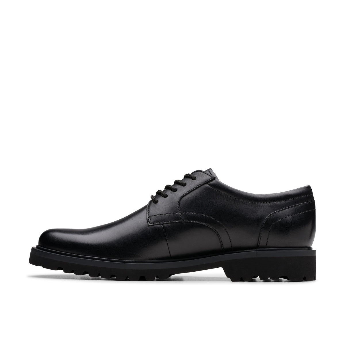 Clarks Men Black Berwick Lace Shoes