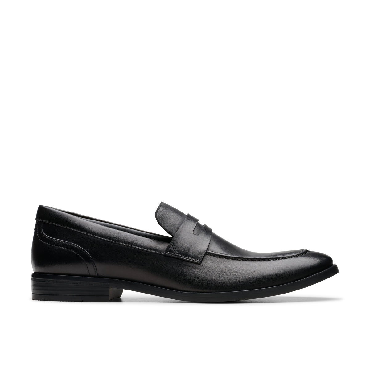 Clarks Men Black Brandon Step Shoes