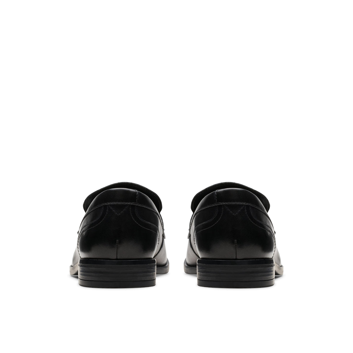 Clarks Men Black Brandon Step Shoes