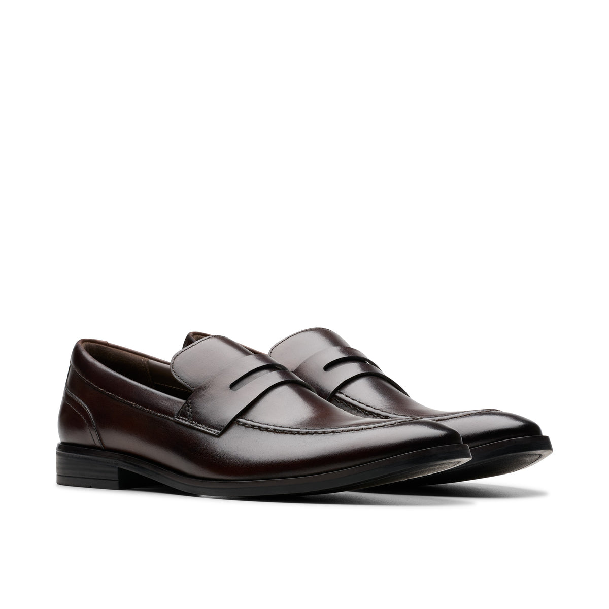 Clarks Men Brown Brandon Step Shoes