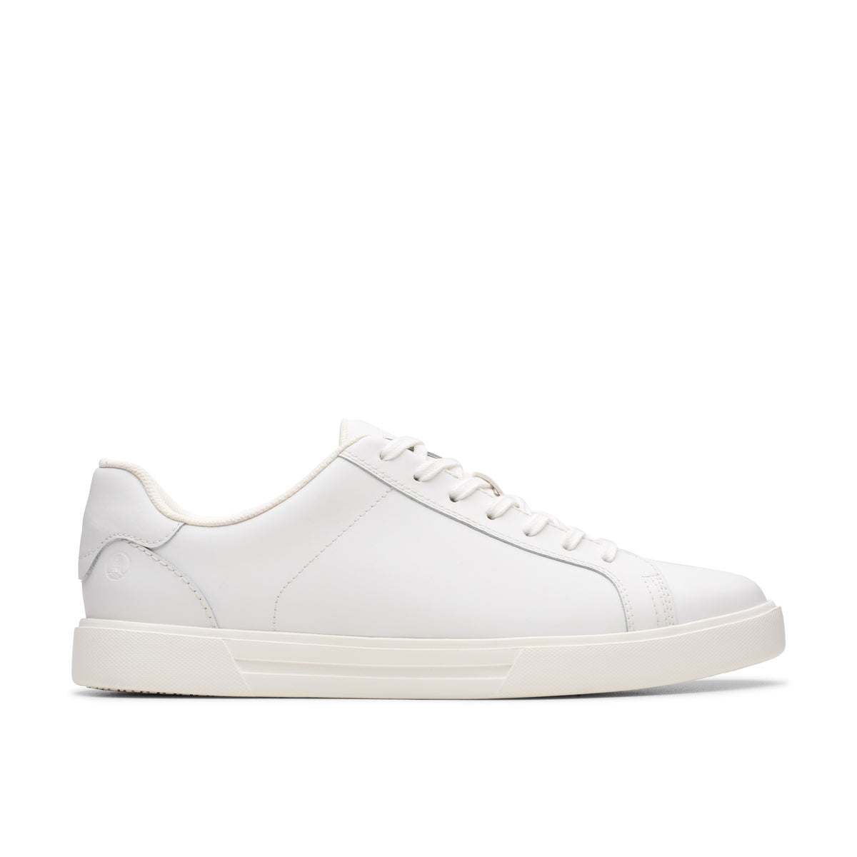 Clarks Men White Romsey Lace Shoes