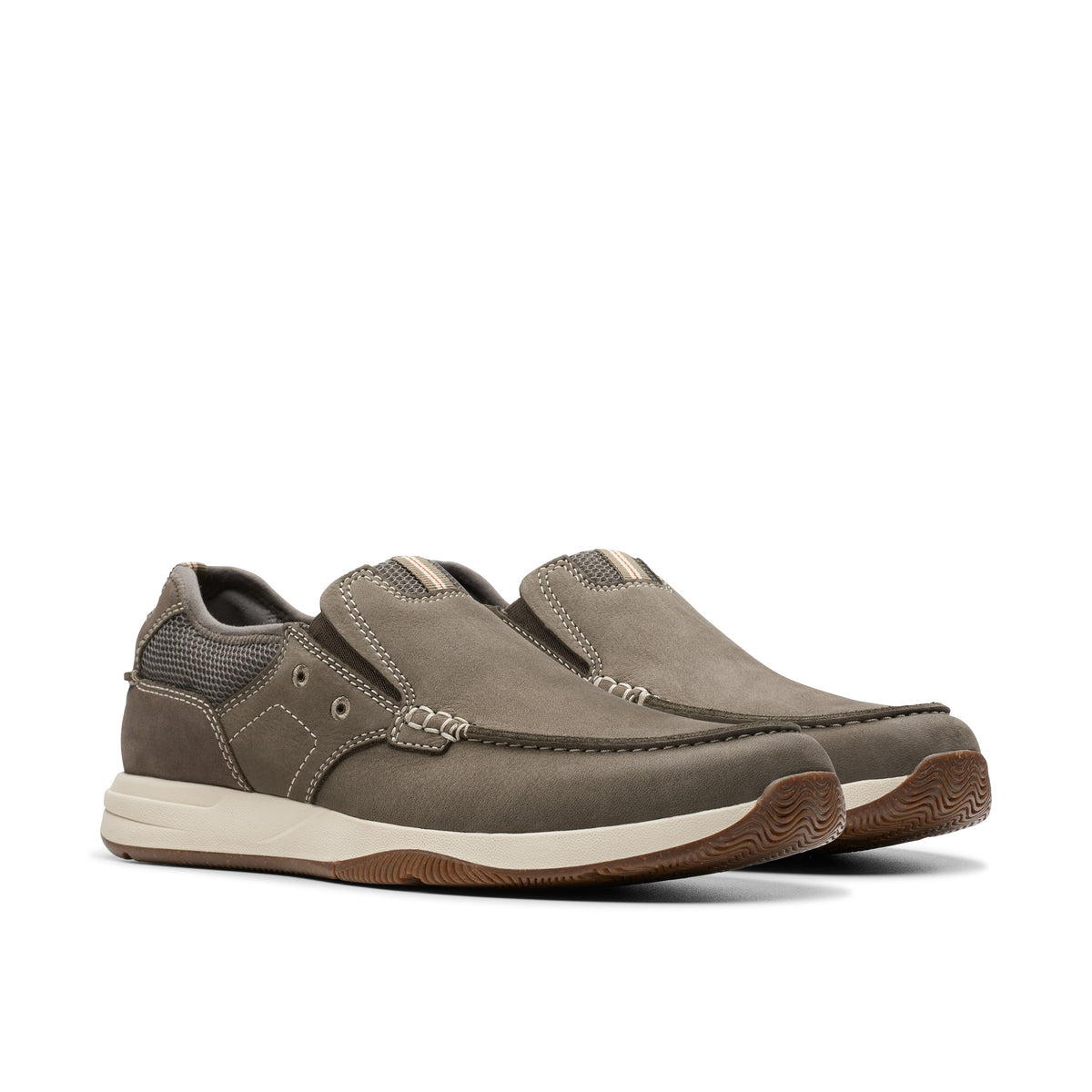 Clarks Men Beige Sailview Step Shoes