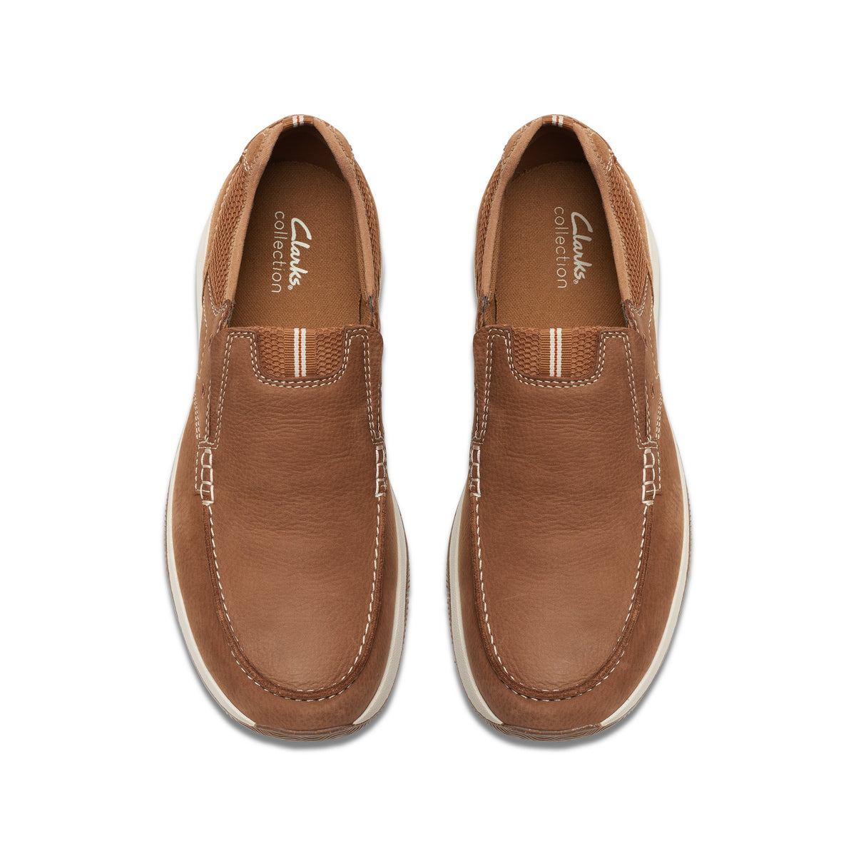 Clarks Men Tan Sailview Step Shoes
