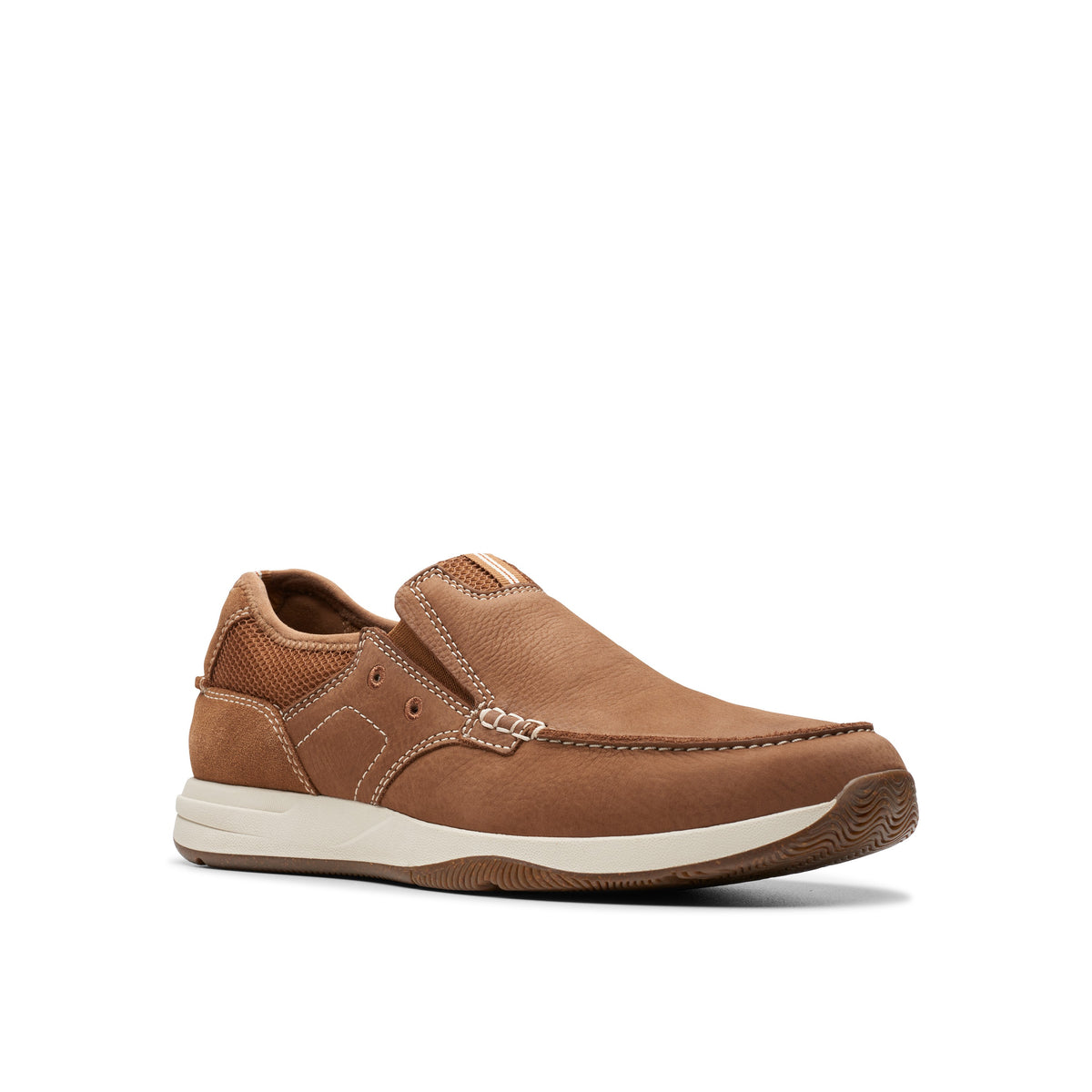 Clarks Men Tan Sailview Step Shoes