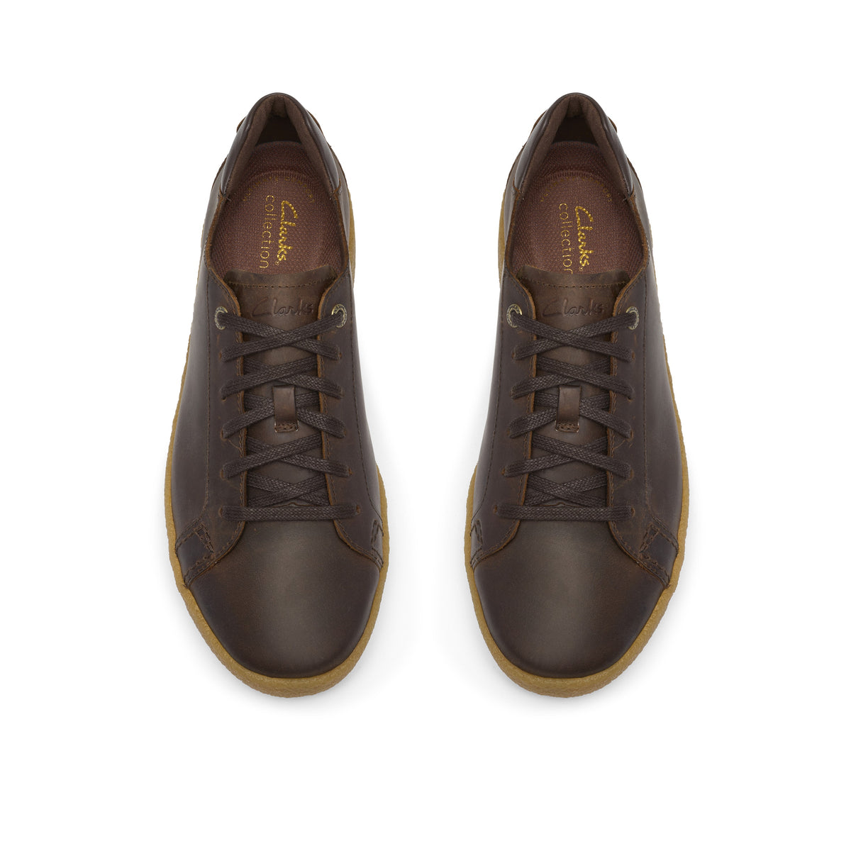 Clarks Men Brown-Beige Smokeford Lace Shoes