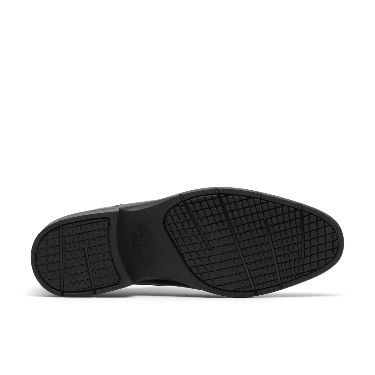Clarks Men Black Steadwell Cap Shoes