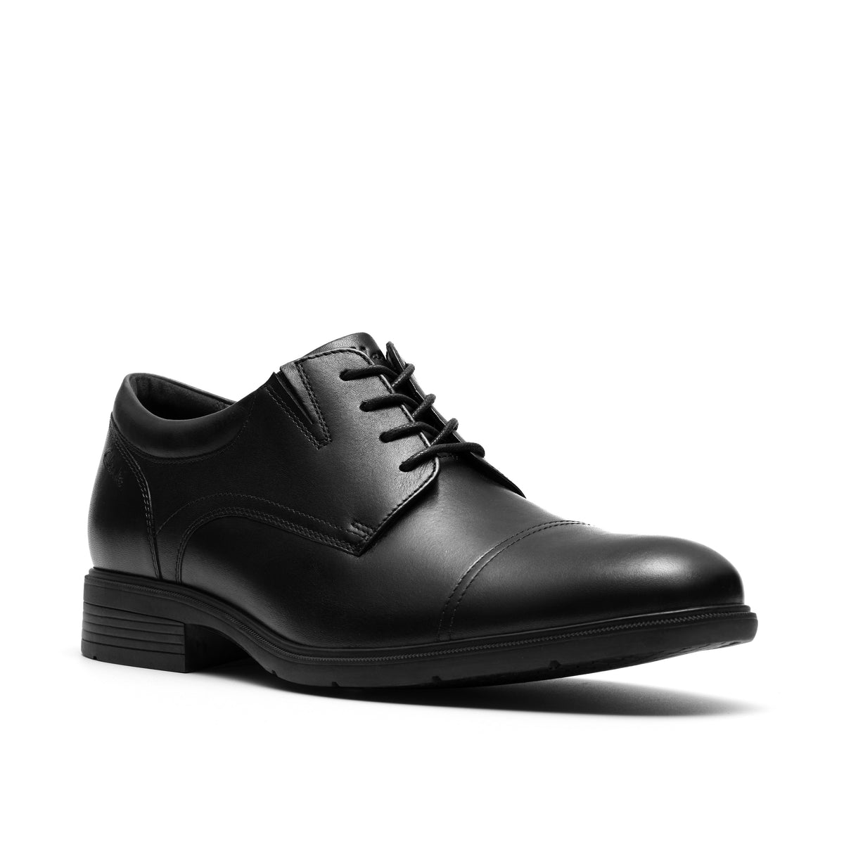 Clarks Men Black Steadwell Cap Shoes