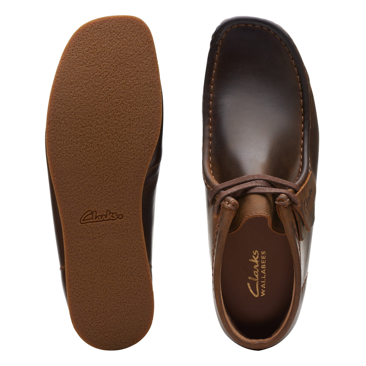 Clarks Men Brown-Beige Wallabeeevo Bt Boots