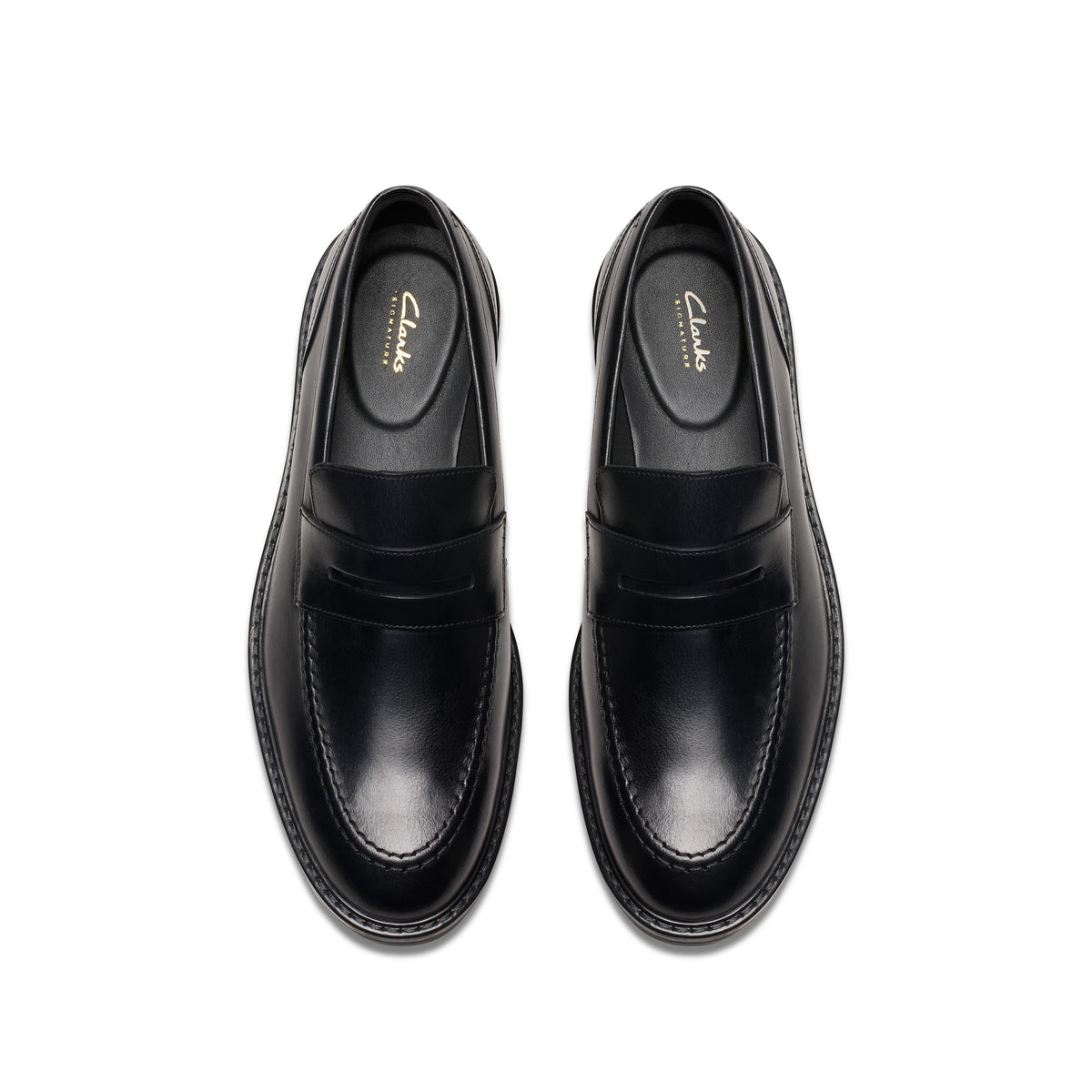 Clarks Men Black Aldwin Step Shoes