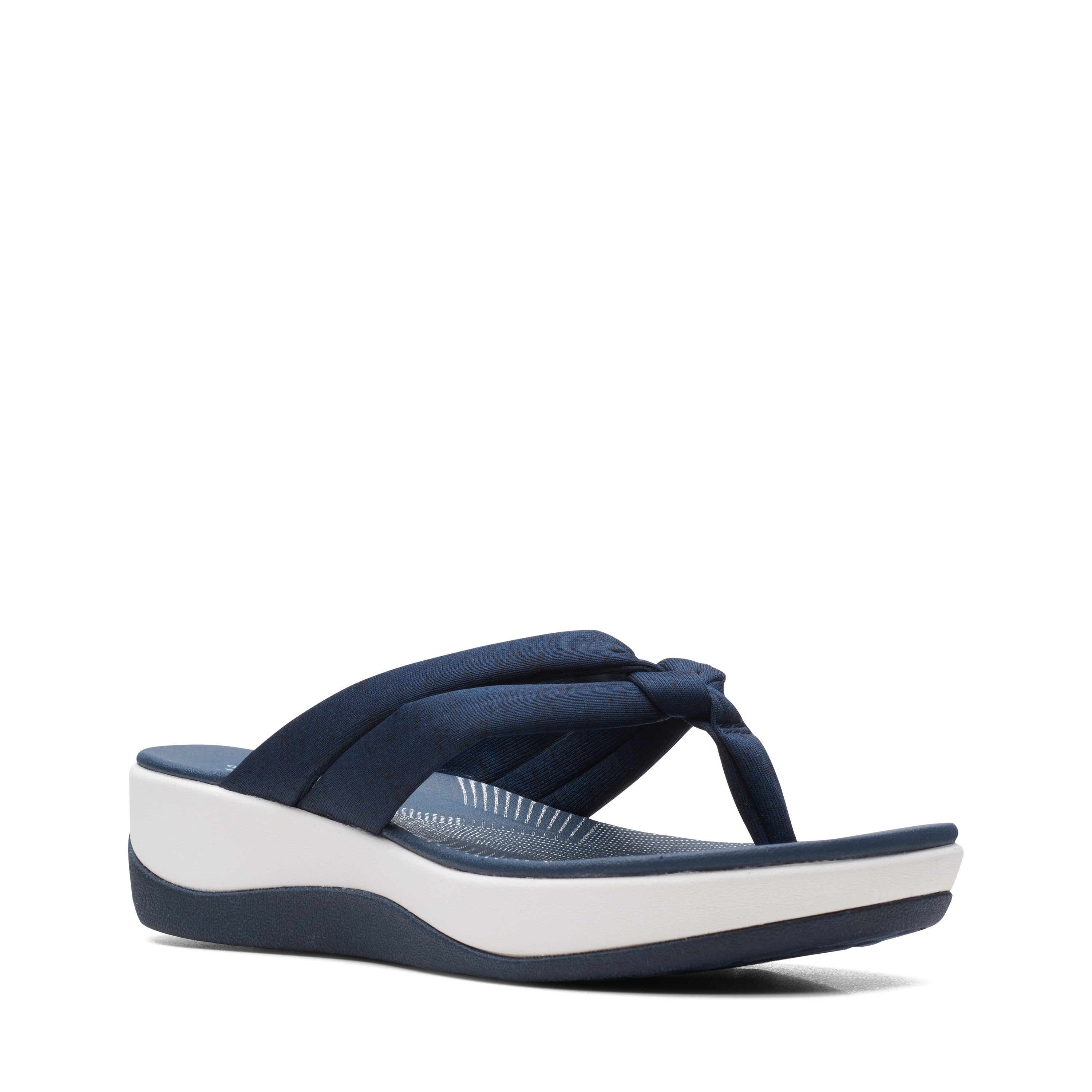 Clarks Women White-Blue Arla Kaylie 2 Sandals
