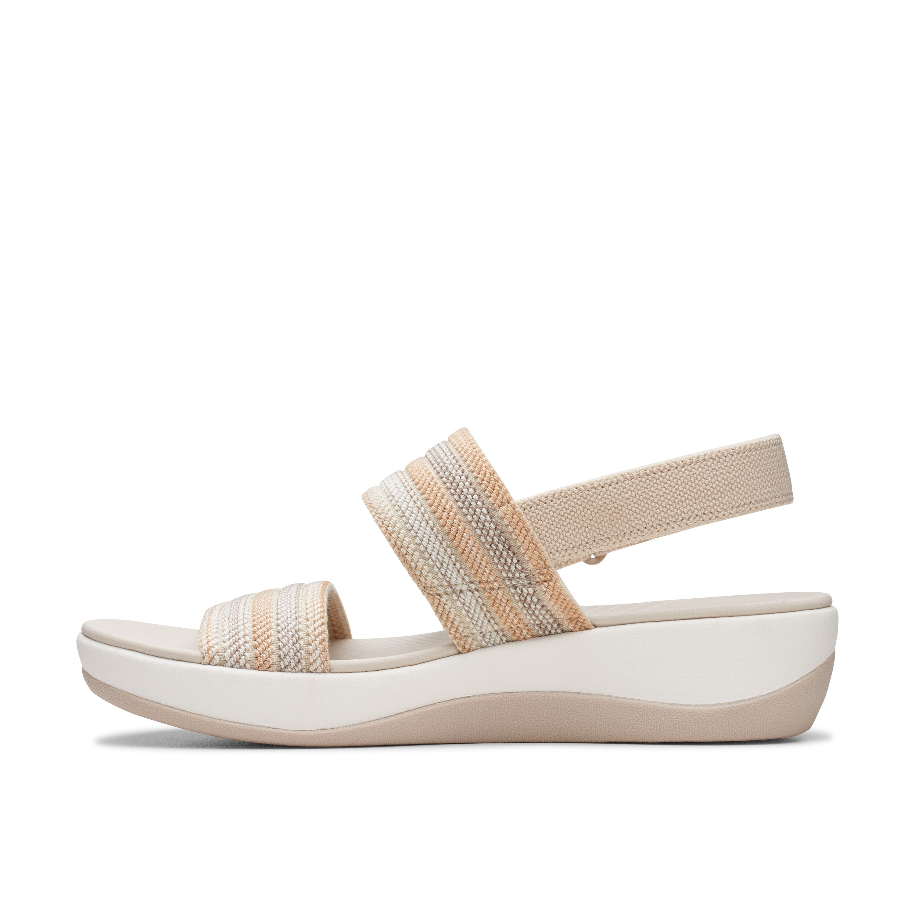 Clarks Women Beigemulti Arla Stroll Sandals