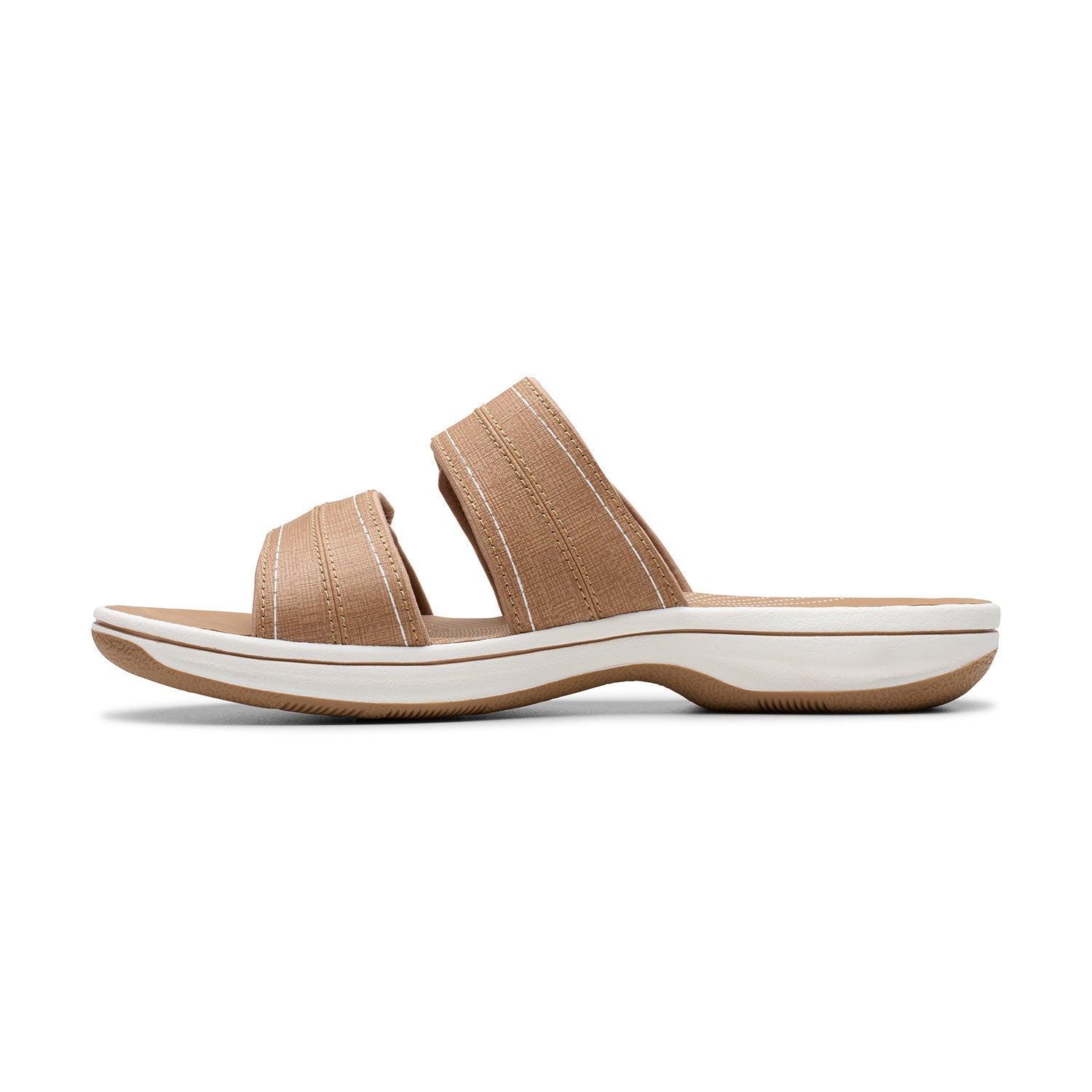Clarks Women Brinkley Maye Beige Sandals