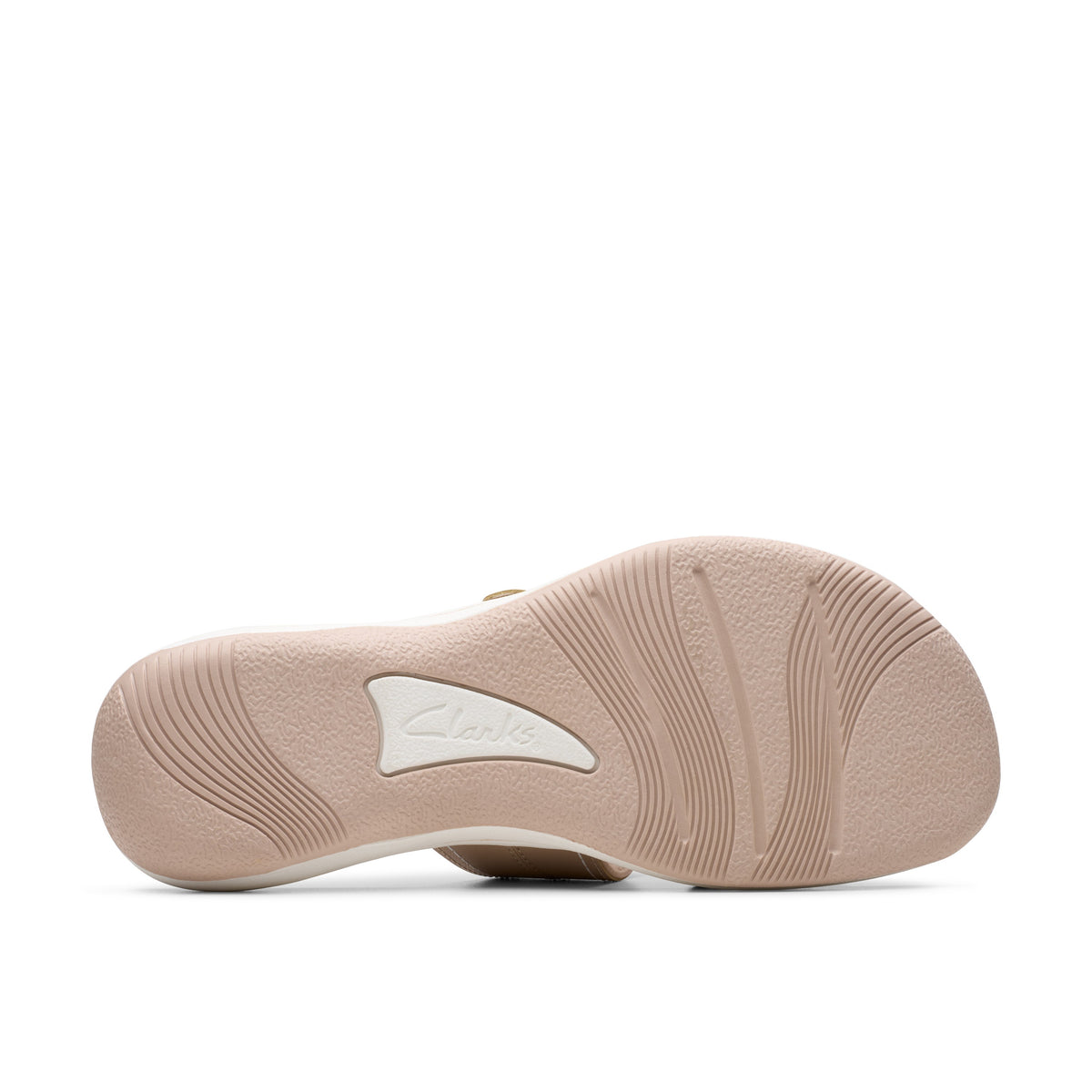 Clarks Women White-Pink Brinkley Maye Sandals