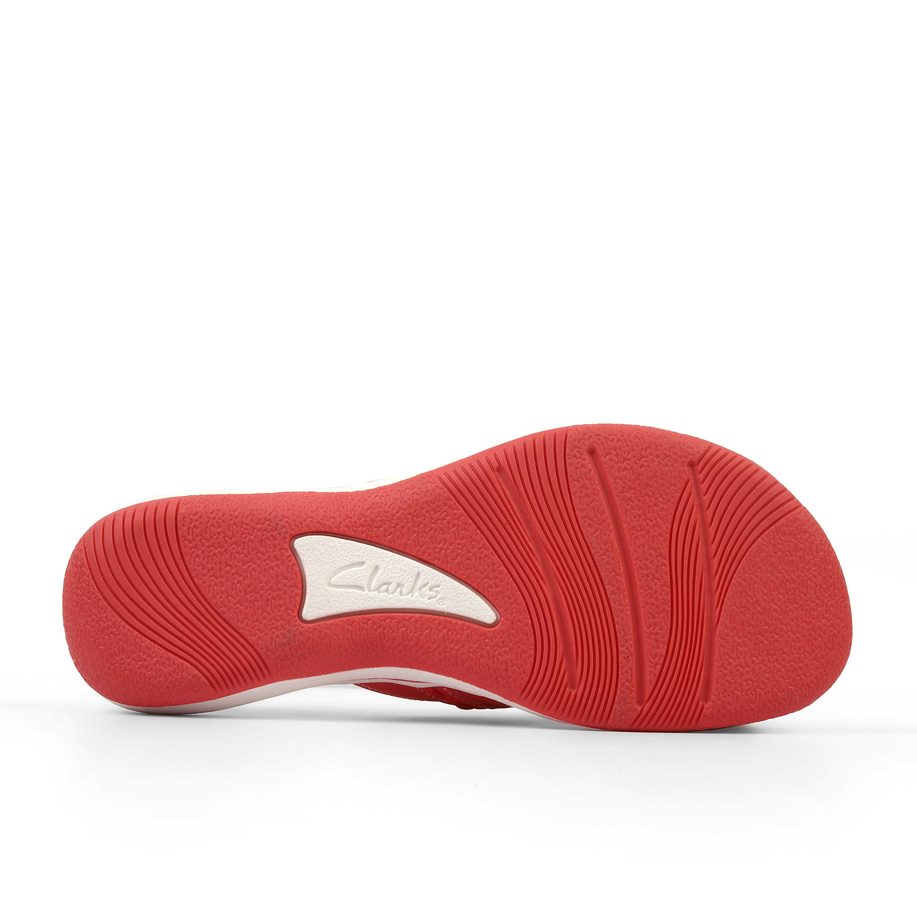 Clarks Women Brinkley Opal Coral Flip Flop