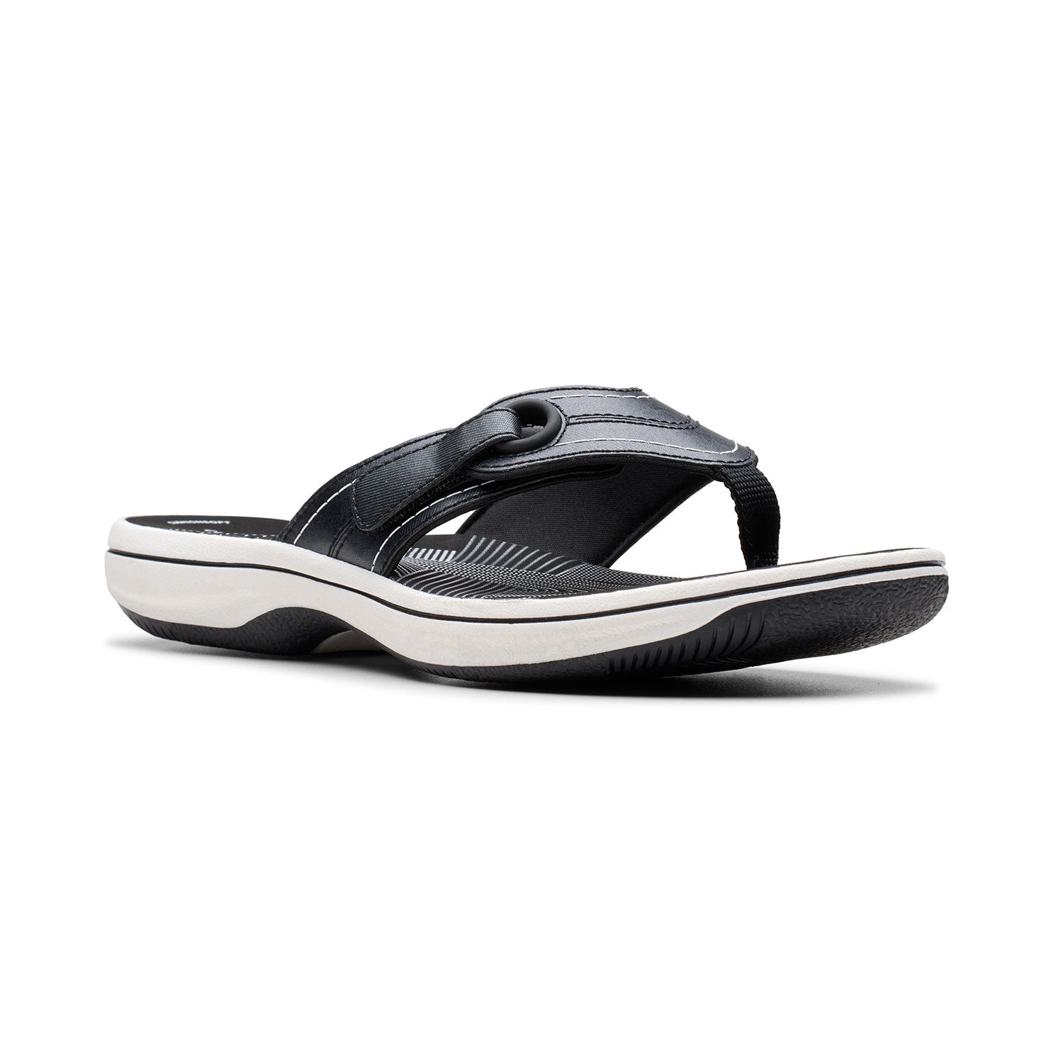 Clarks Women Brinkley Reyna Black Sandals